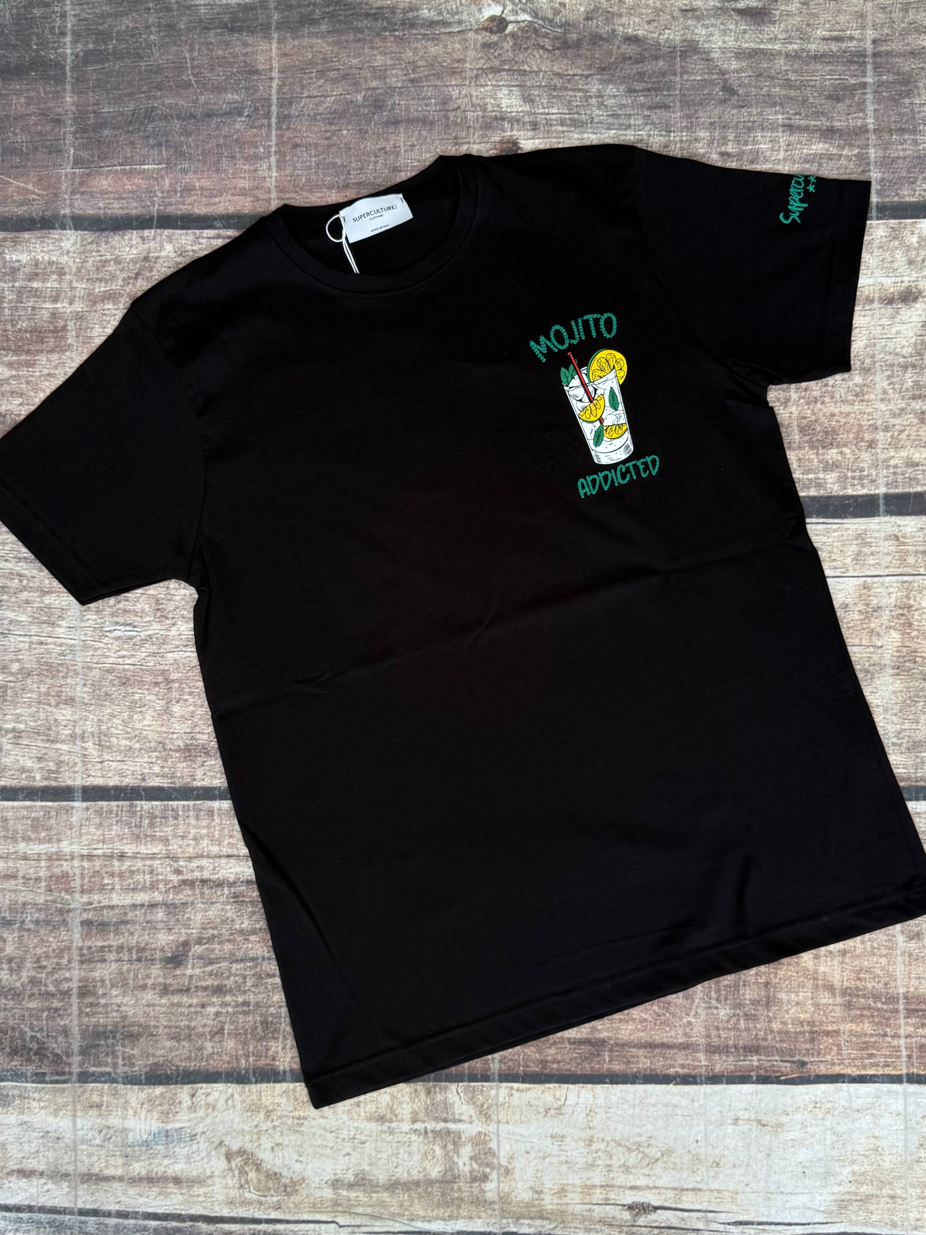 T-shirt Superculture Nera A1113 (11875875651924)
