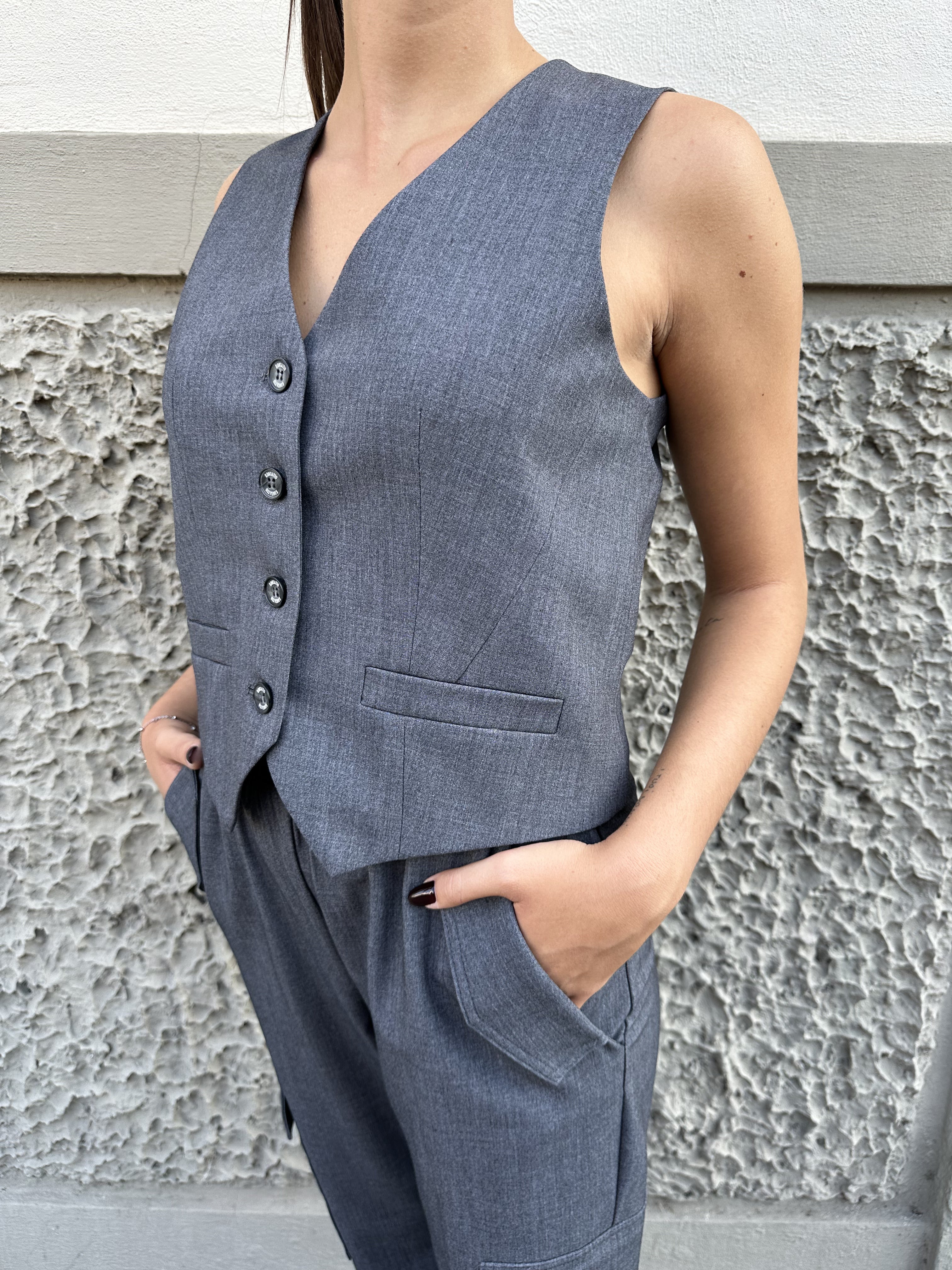 Gilet Kontatto Grigio (8527171322196)