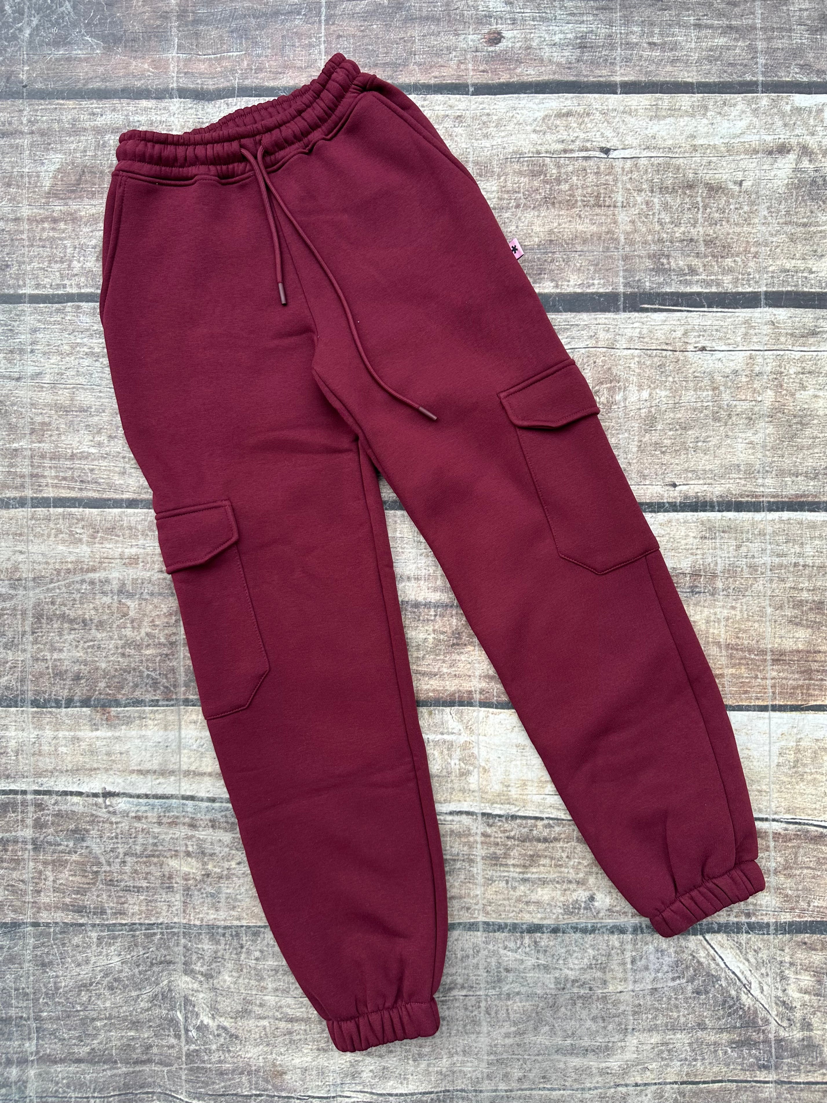 Pantalone Superculture Cargo Bordeaux Georgia (12266970087764)