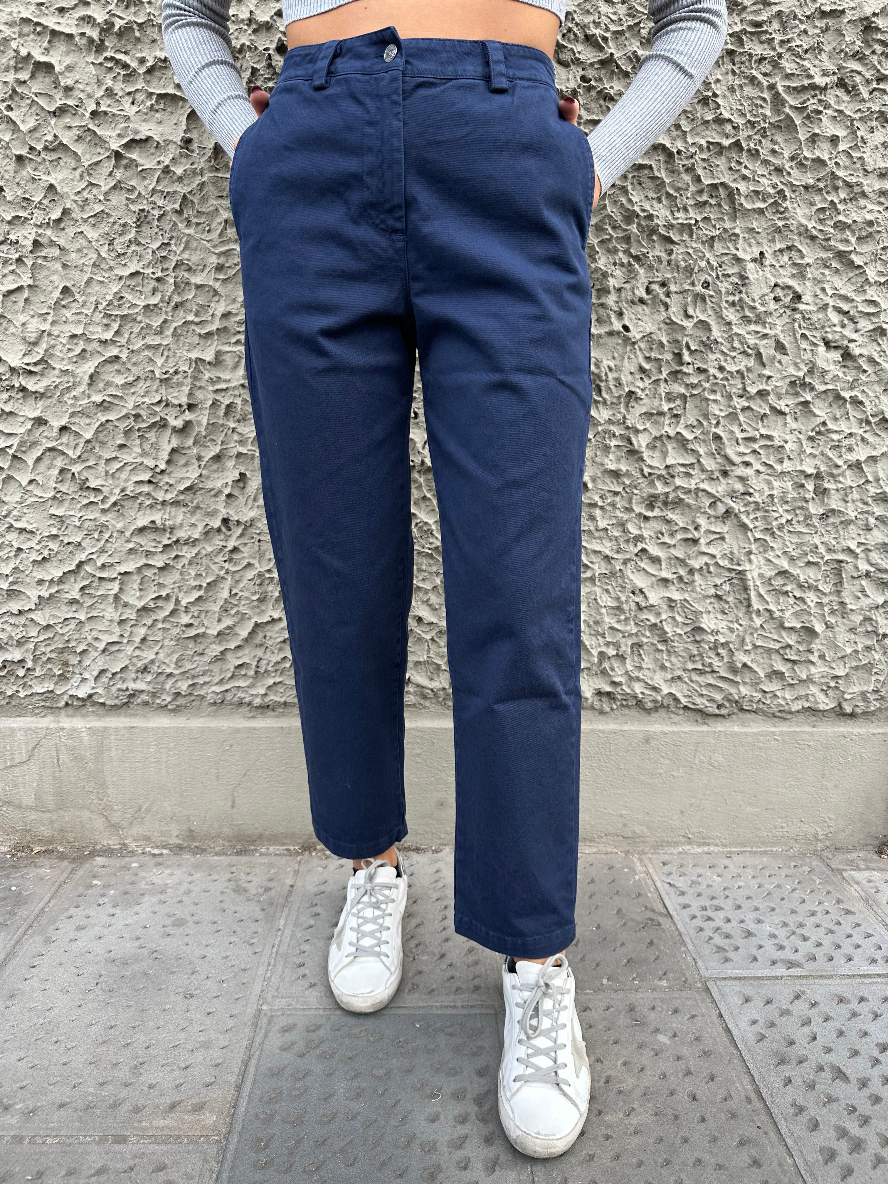 Pantalone Kontatto New Chino Navy (8529077895508)