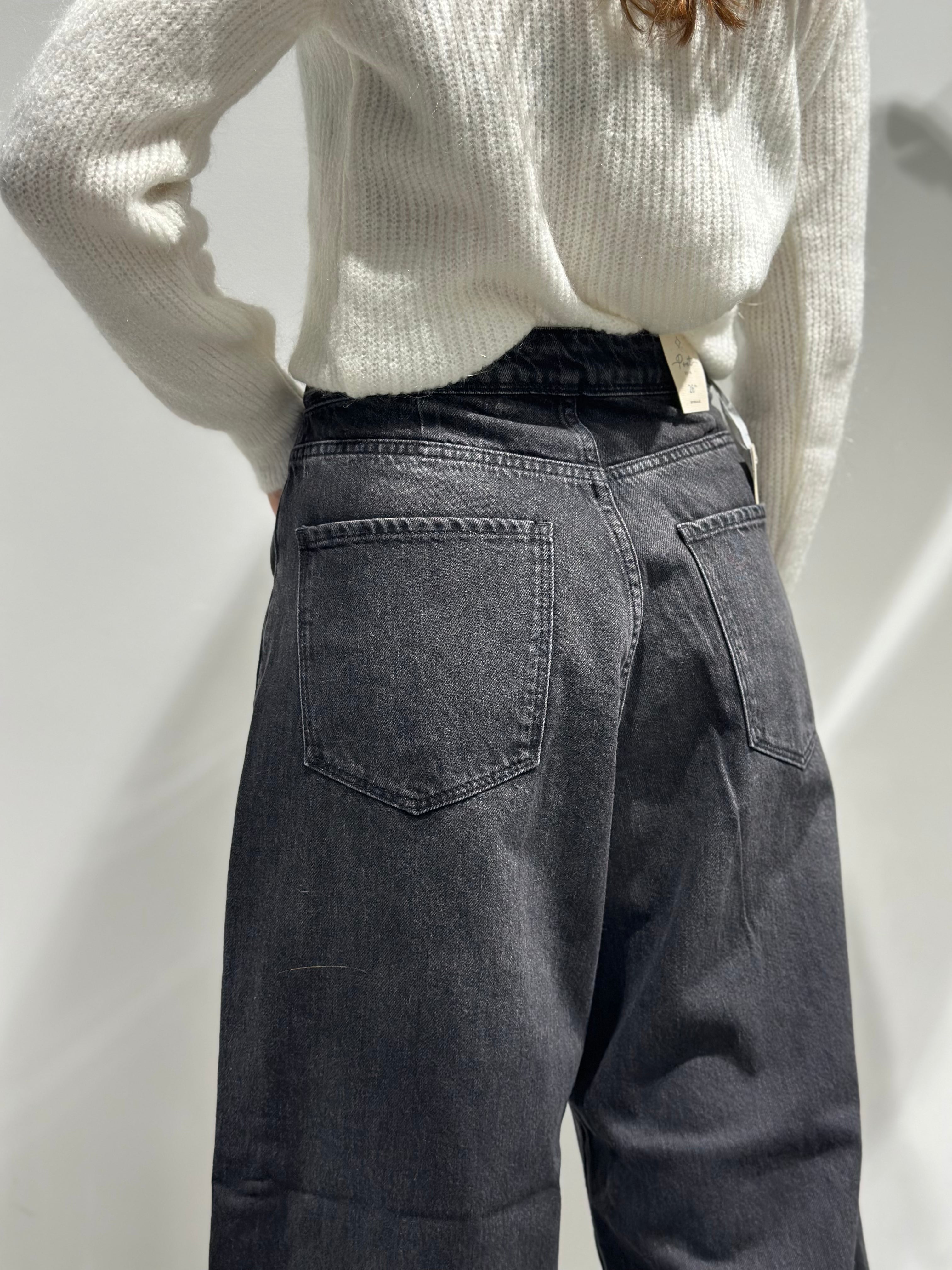 Jeans Pont Baggy super wide nero (12267254350164)