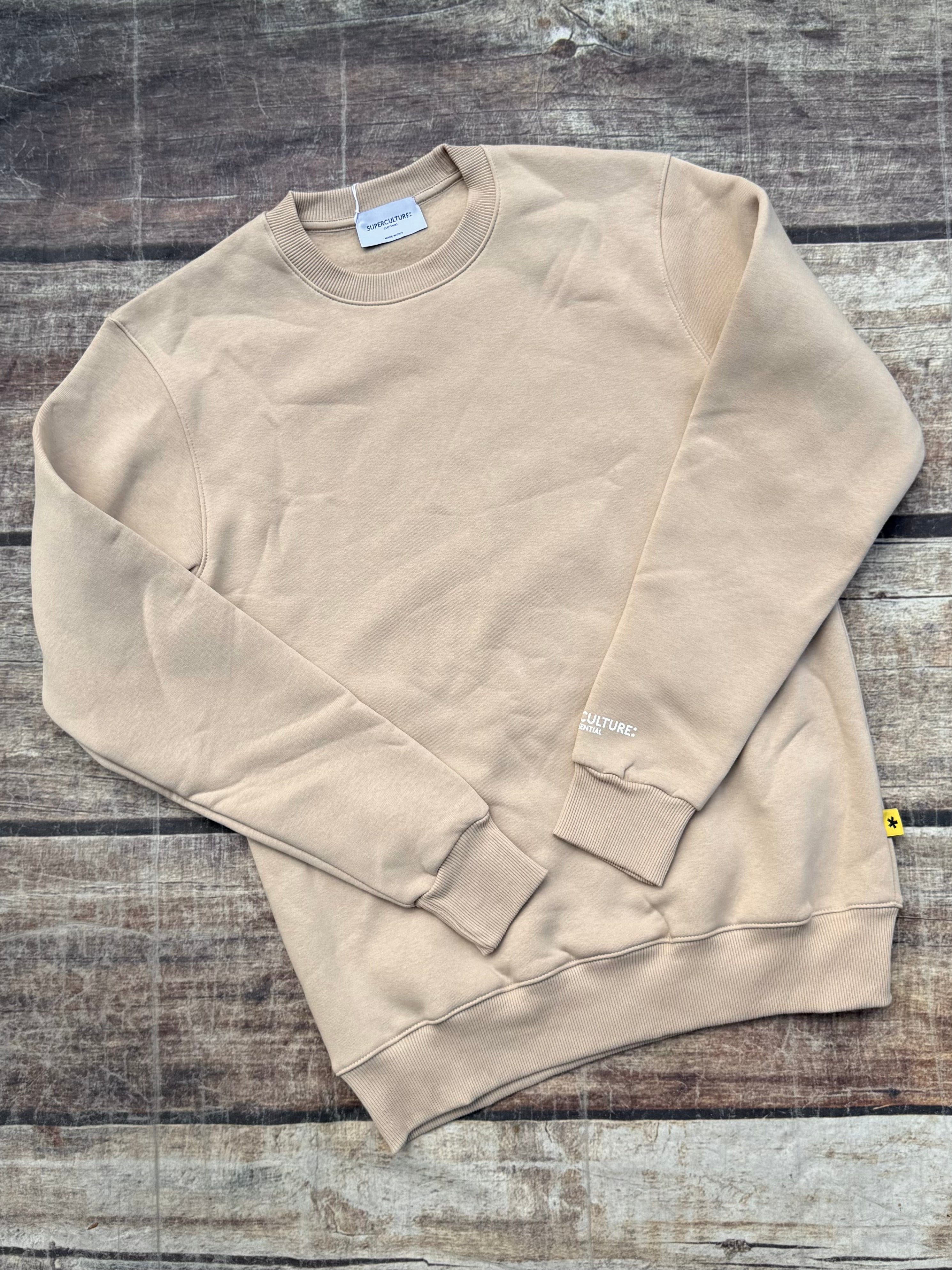 Felpa Superculture Girocollo Teddy Avorio (12231969440084)