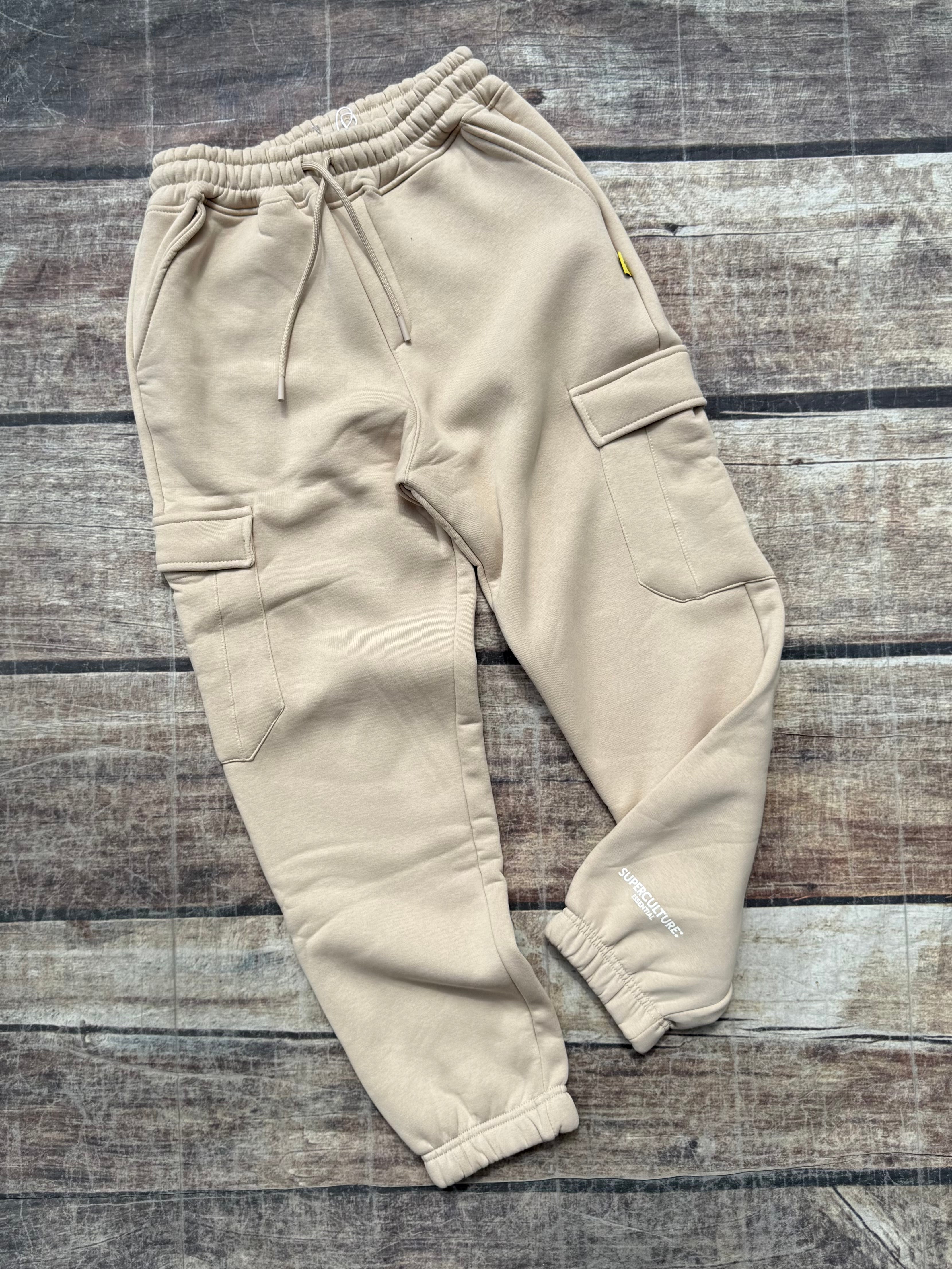 Pantalone Superculture Cargo Poser Avorio (12232031863124)