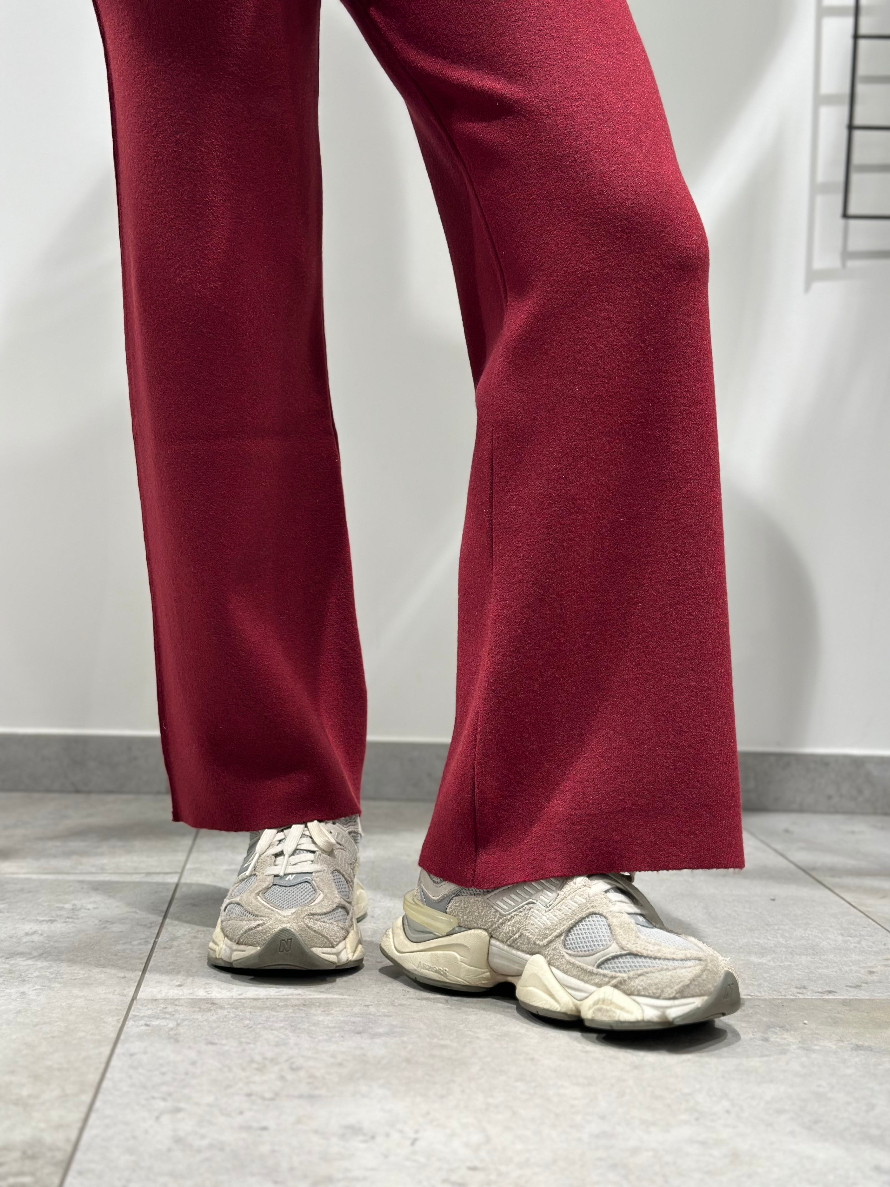Coordinato HaveOne in maglia Bordeaux (12275489866068)