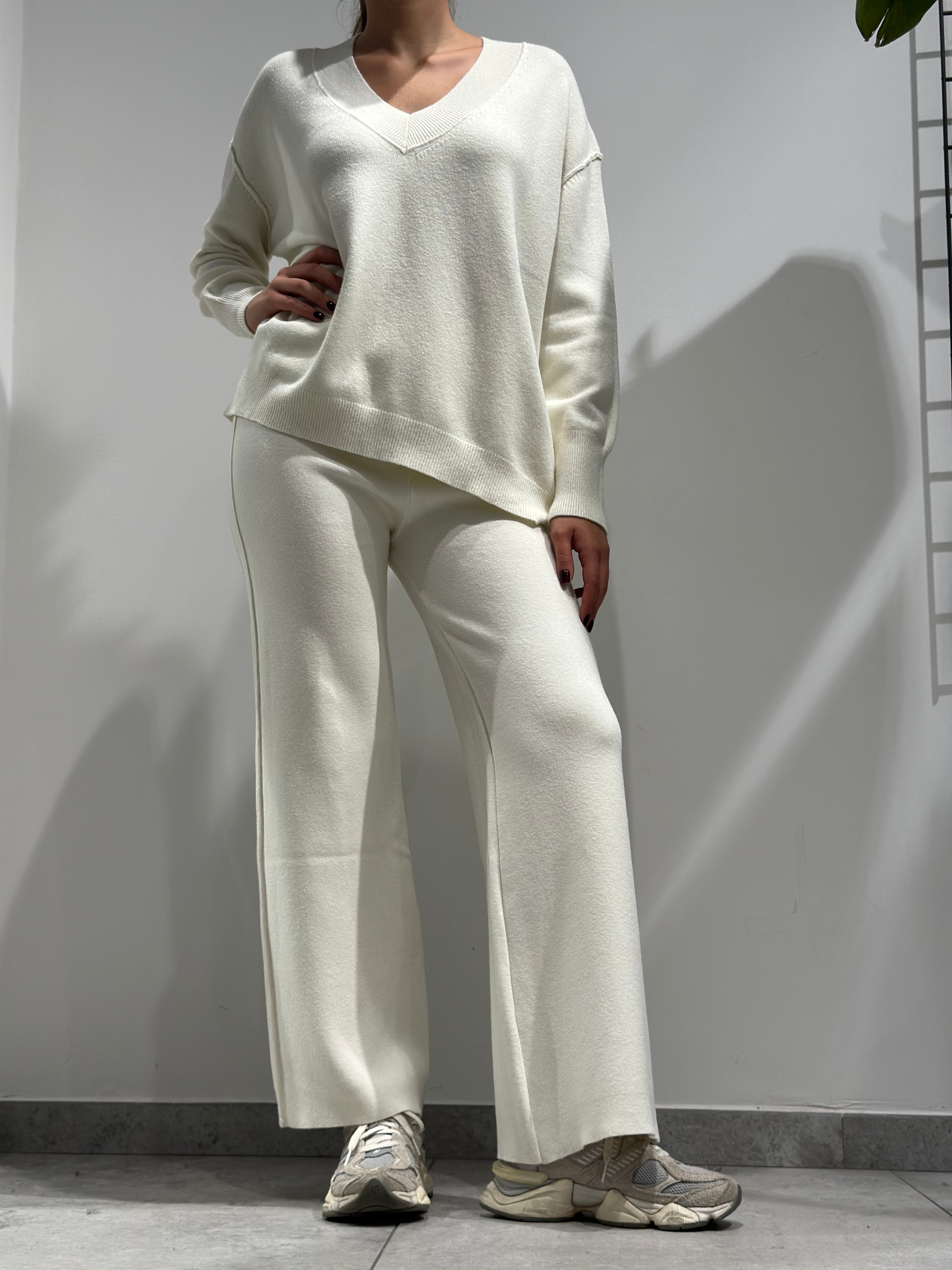 Coordinato HaveOne in maglia Panna (12275483771220)