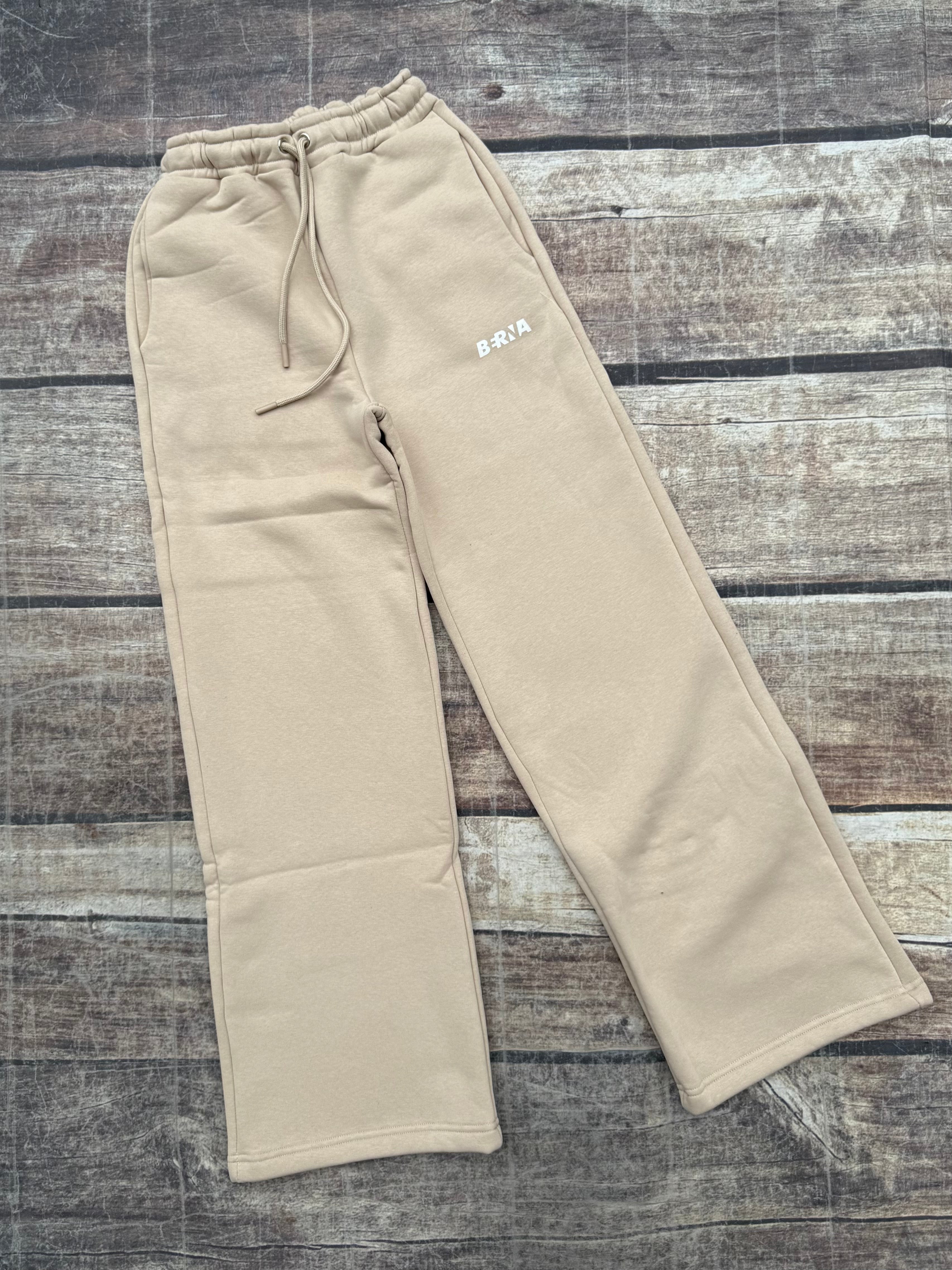 Pantalone Berna Felpa Palazzo Avorio 254 (12236097585492)