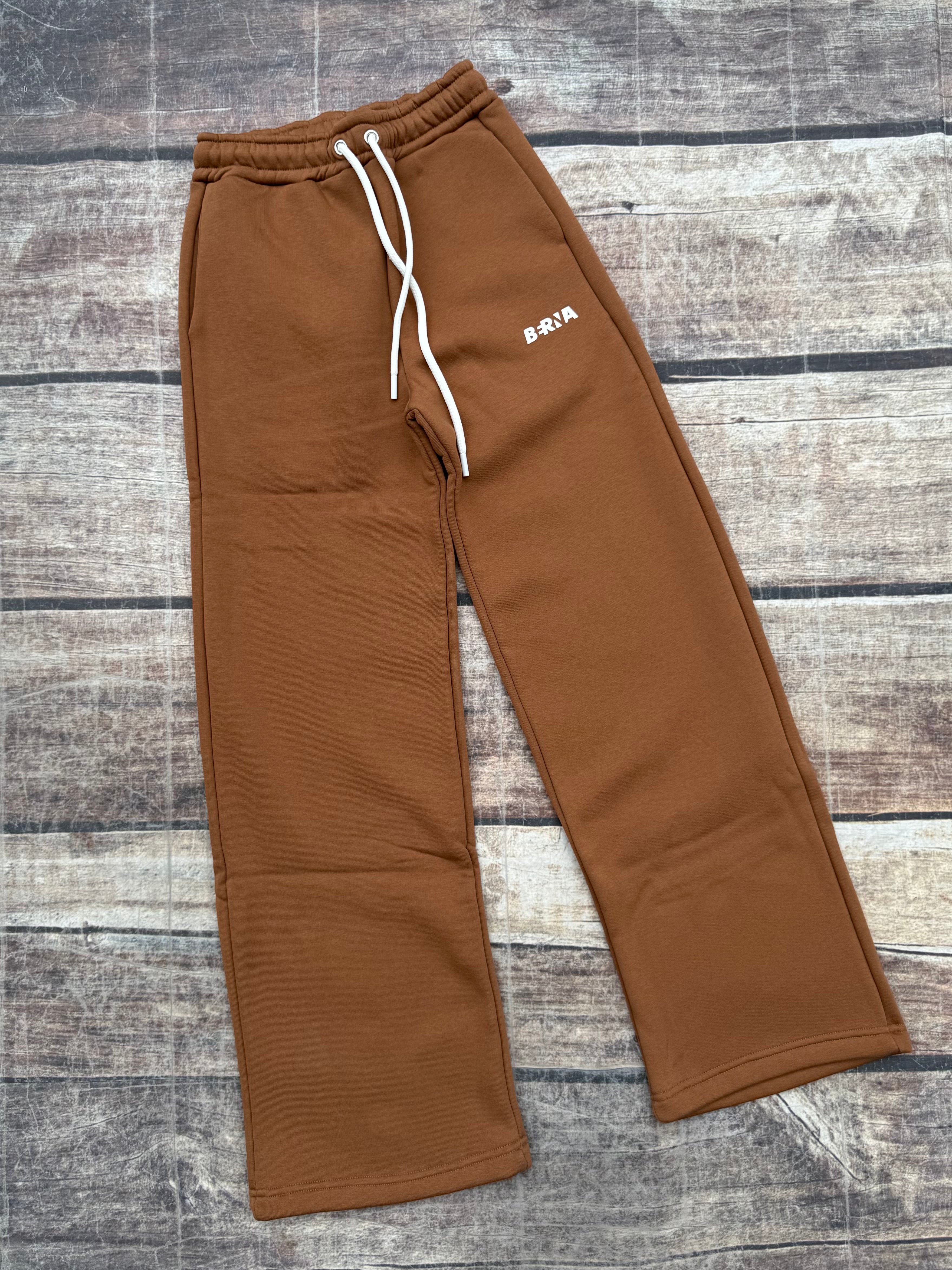 Pantalone Berna Felpa Palazzo Cammello 254 (12236097192276)
