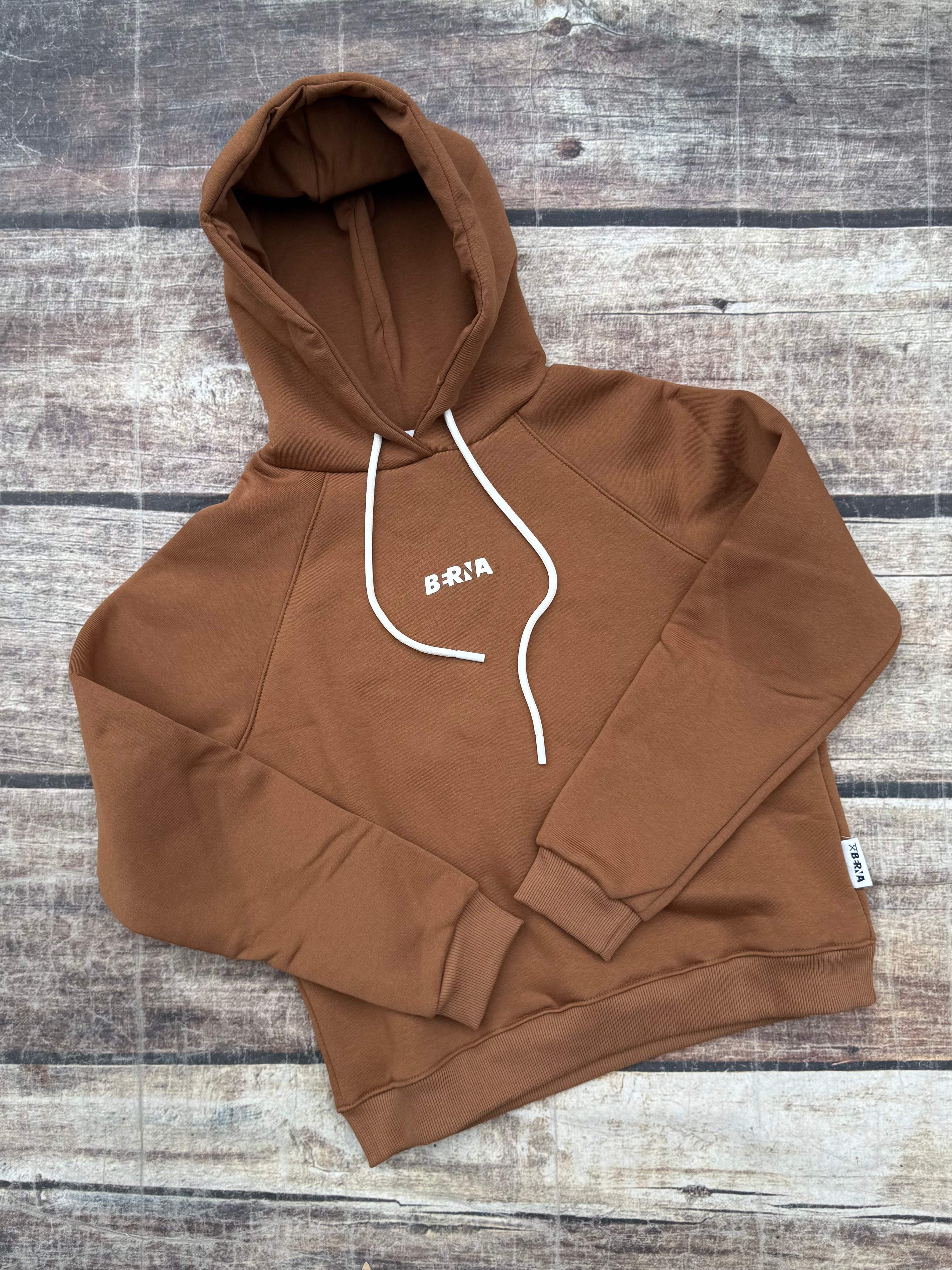 Felpa Berna Cappuccio Cammello 763 (12236116296020)