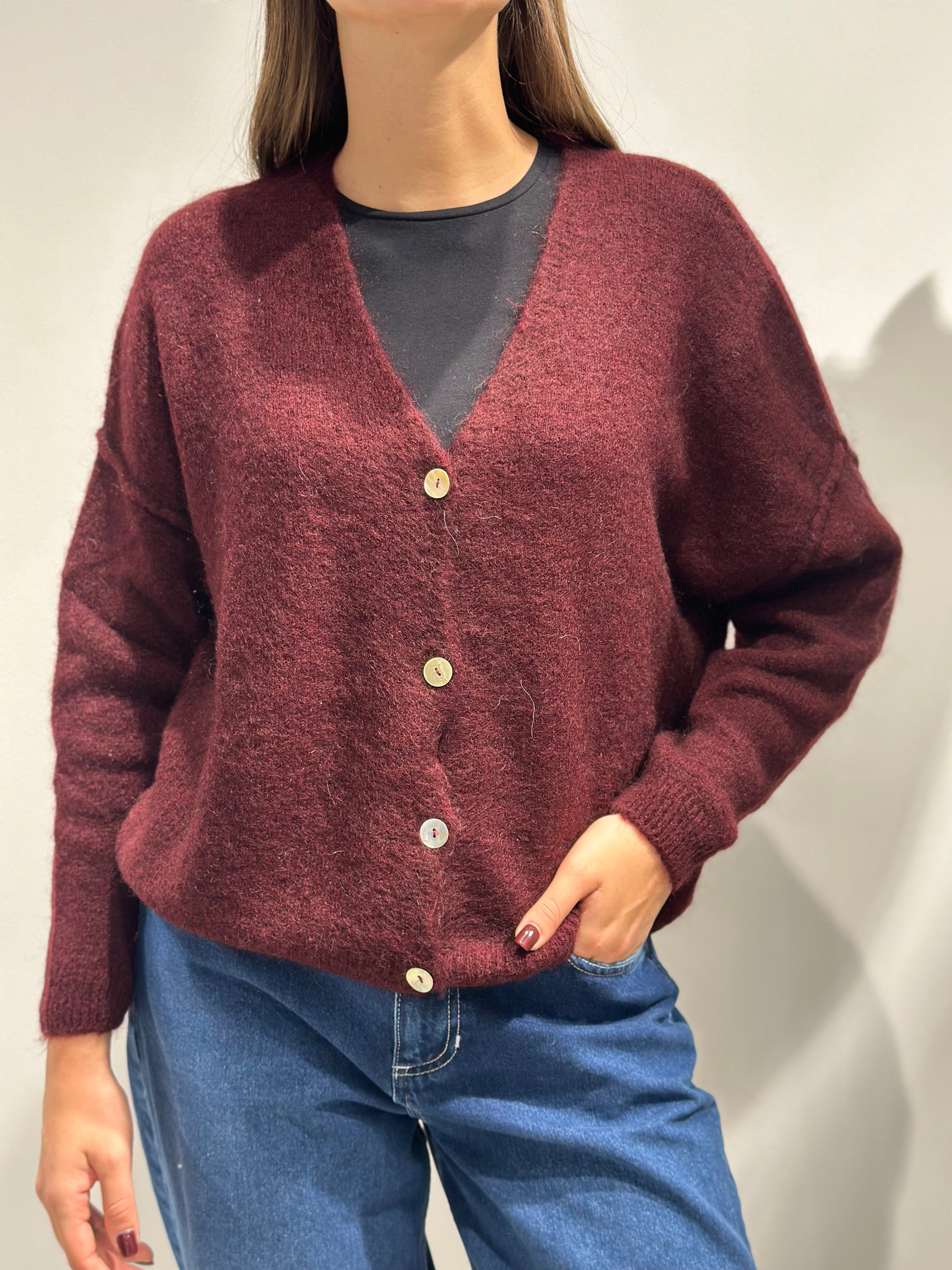 Cardigan Lokita Bordeaux (12302845509972)