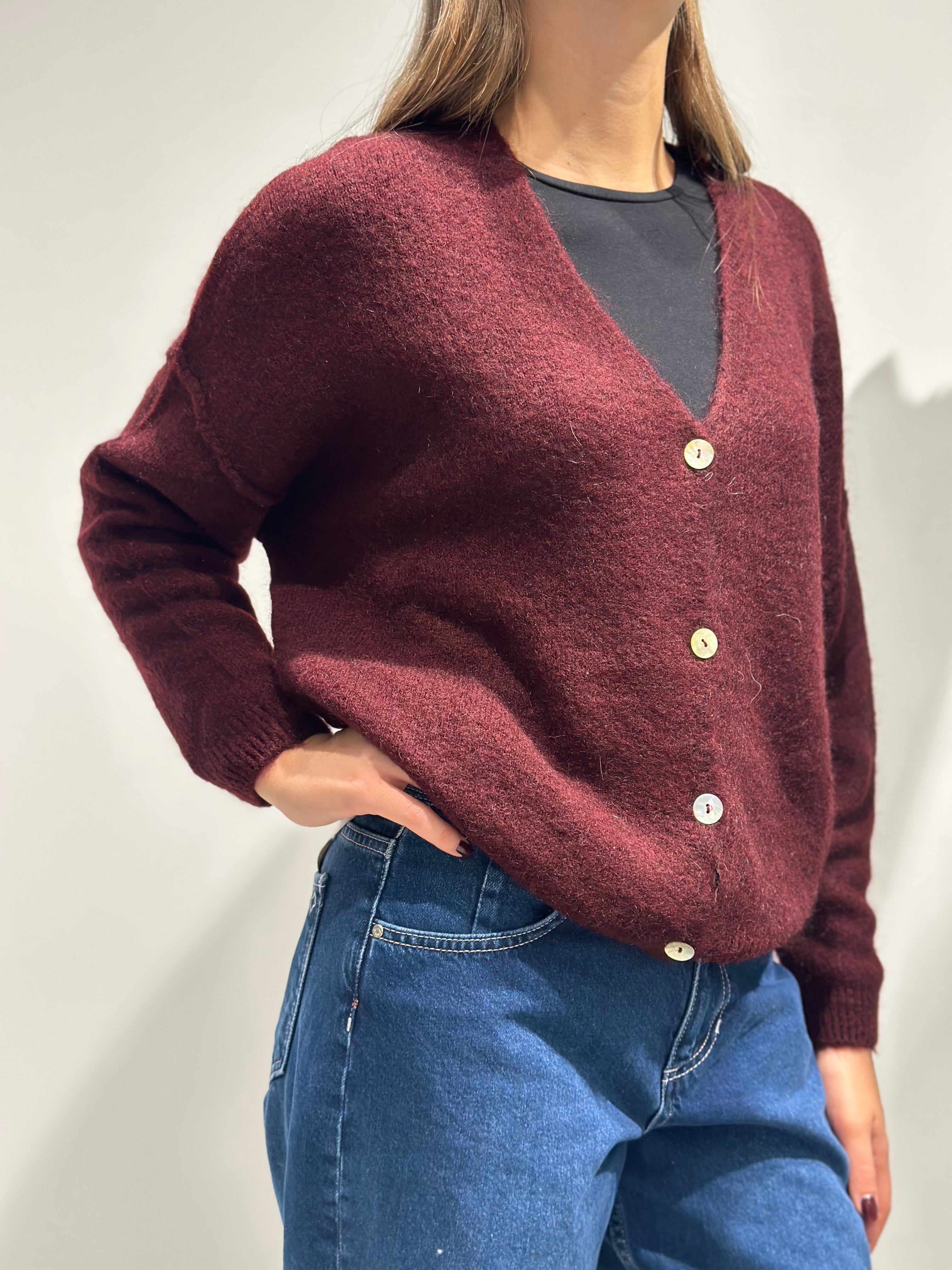 Cardigan Lokita Bordeaux (12302845509972)