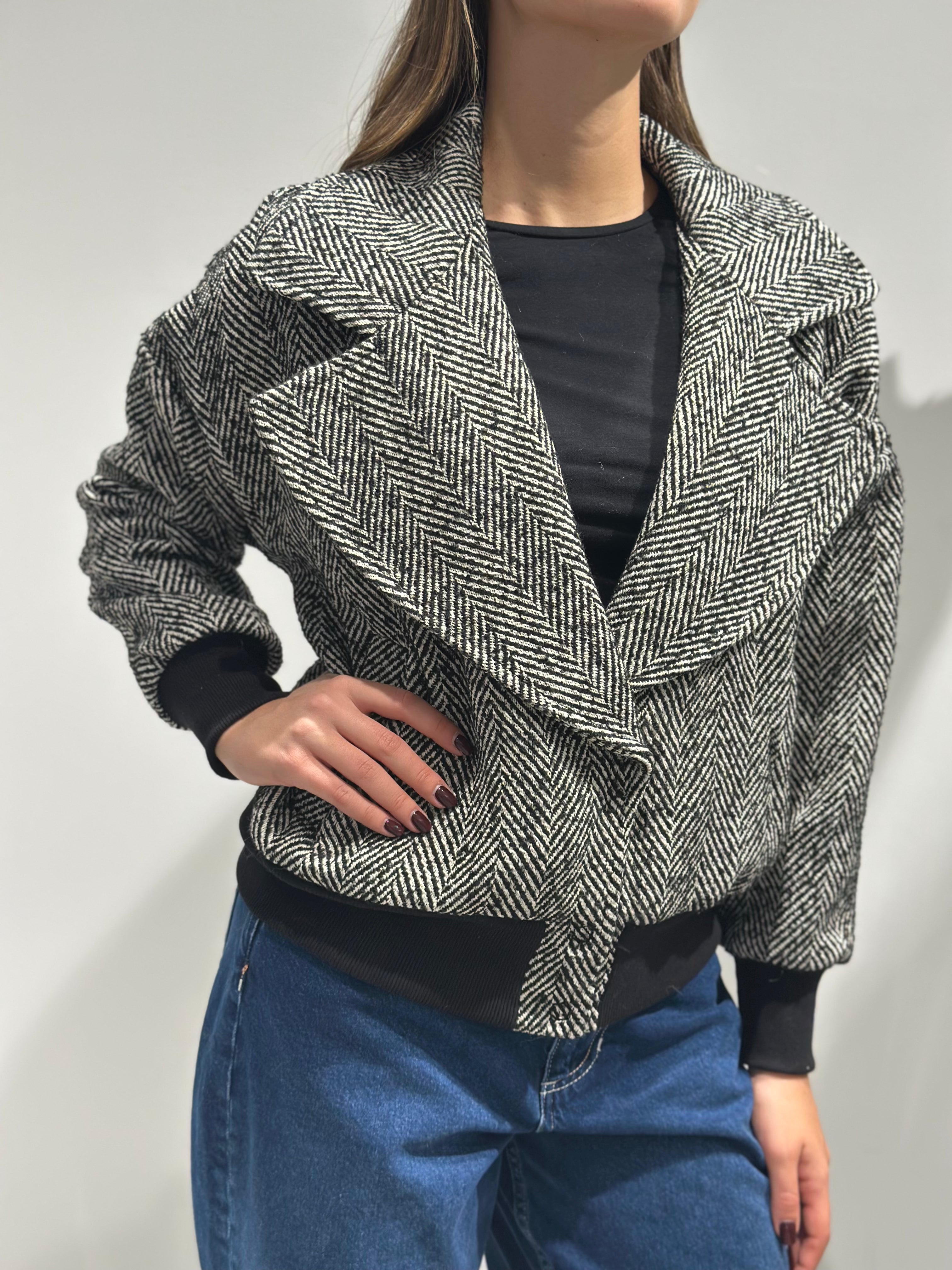 Cappotto Corto Lokita Spigato (12302893121876)