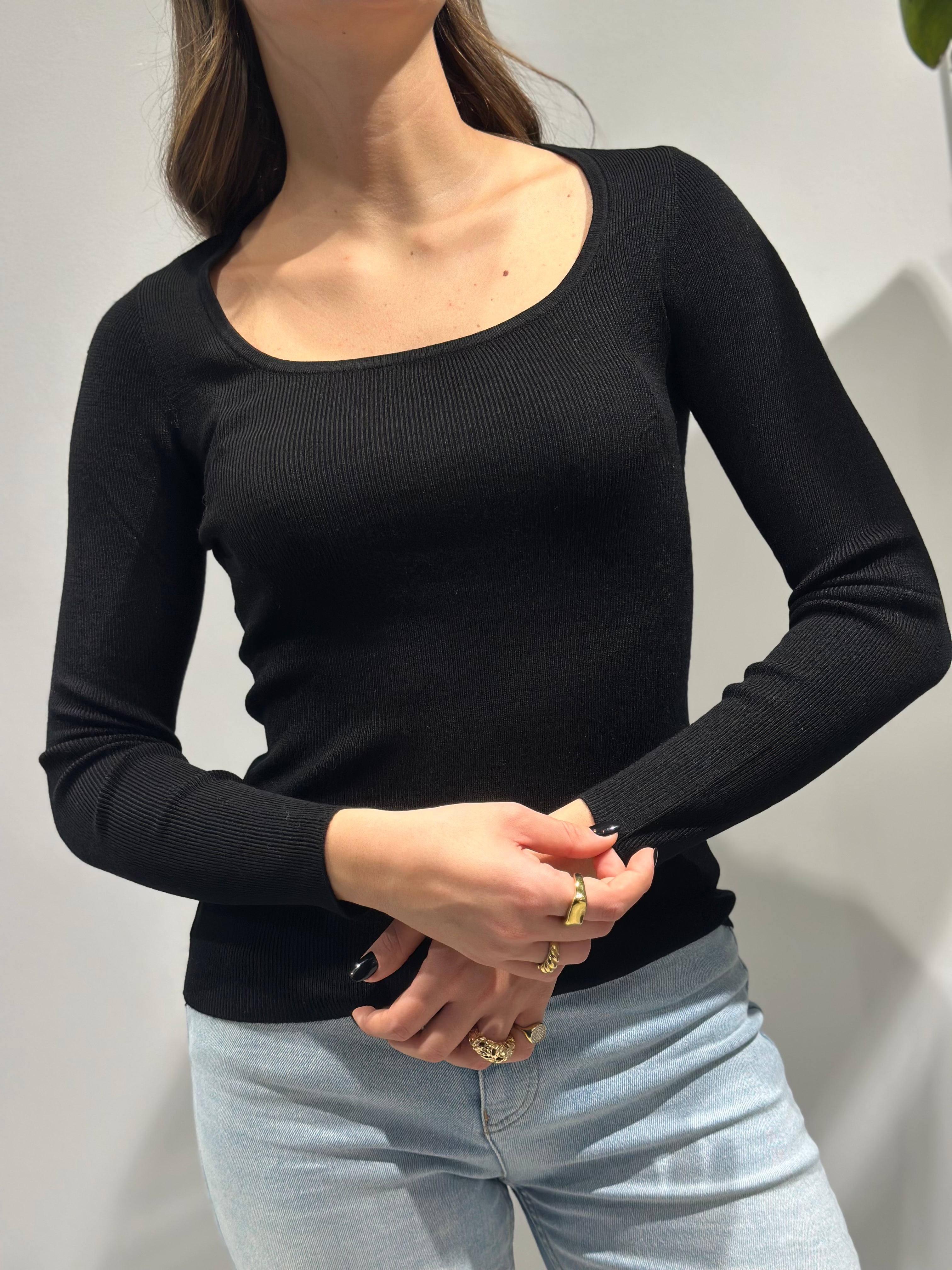 Maglia HaveOne Scollo Nera 103 (12321965670740)