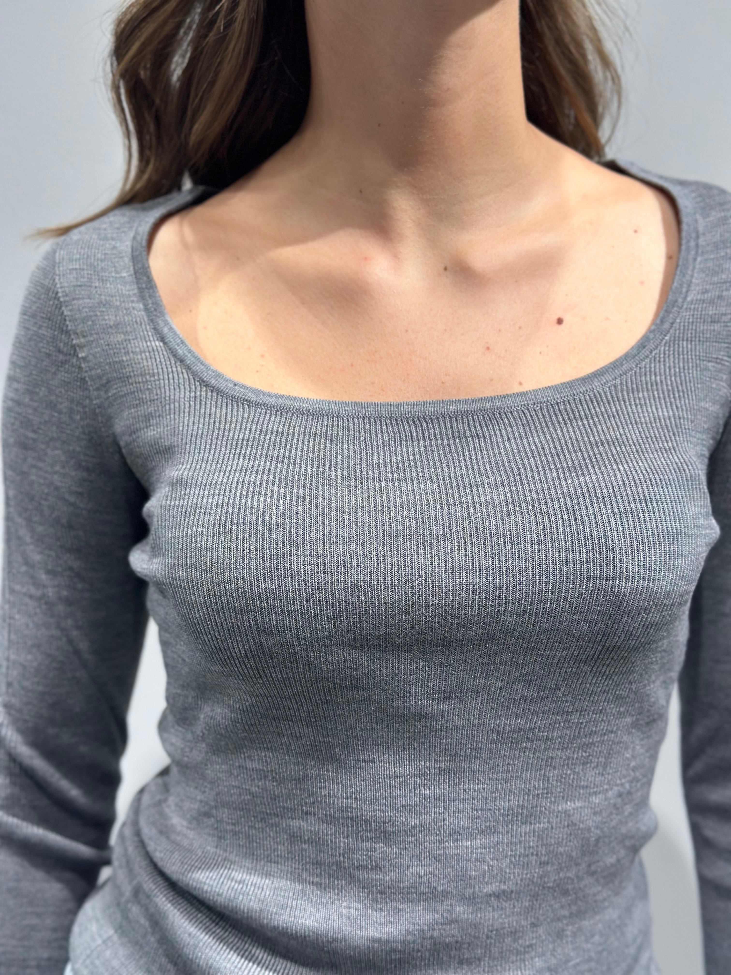 Maglia HaveOne Scollo Grigia 103 (12321965211988)