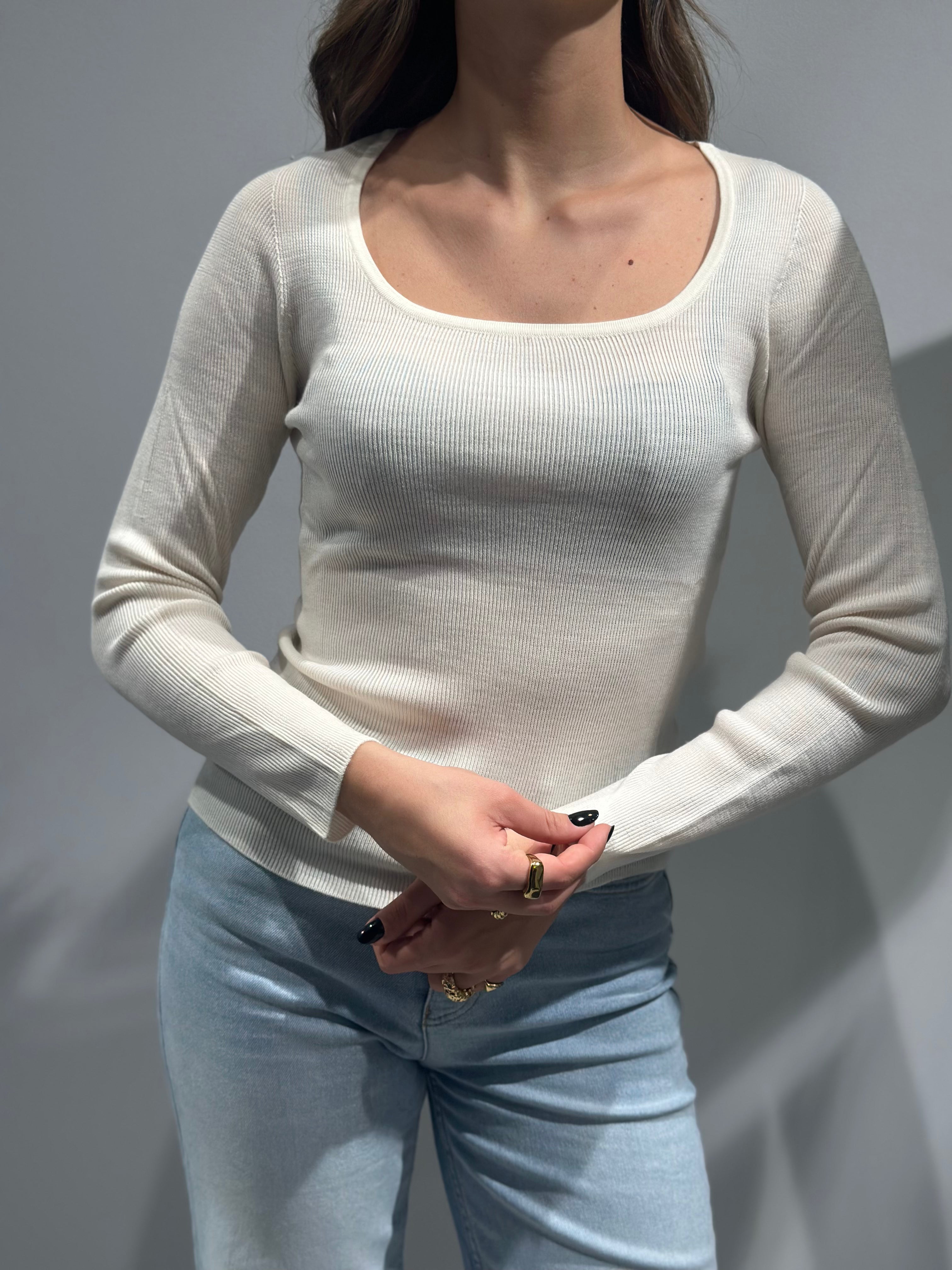 Maglia HaveOne Scollo Panna 103 (12321965474132)