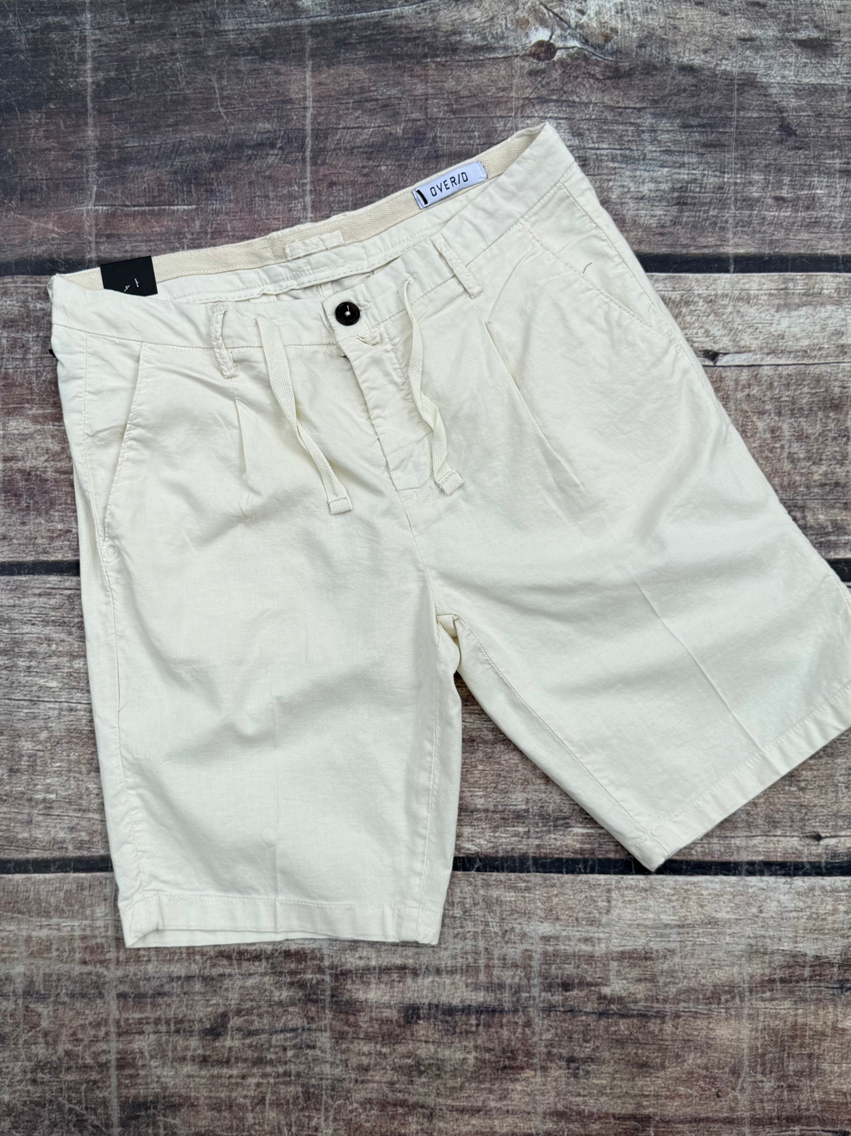 Bermuda Over-D Lino Lacci Panna S04 (12063892210004)