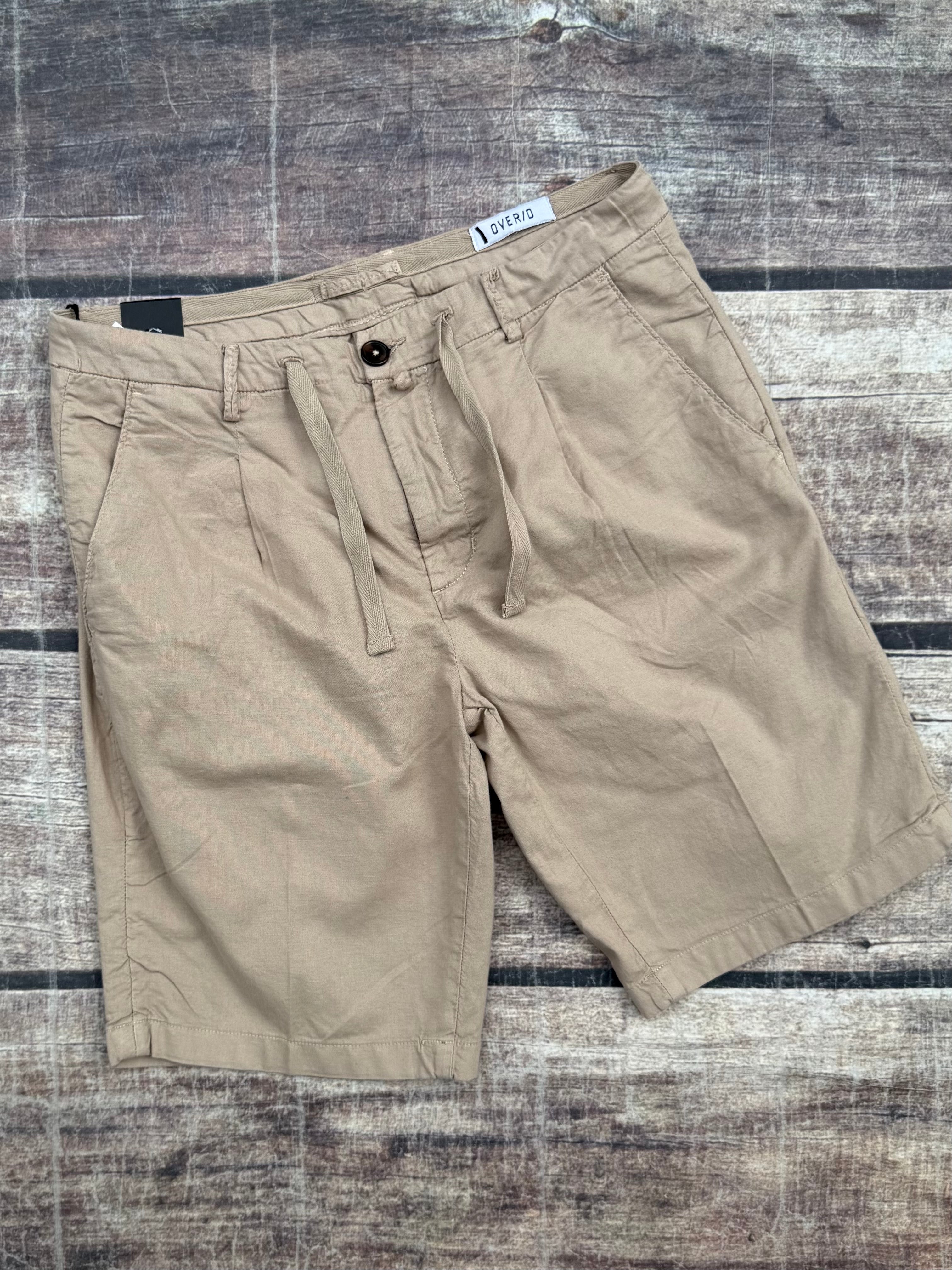 Bermuda Over-D Lino Lacci Beige S04 (12063894274388)