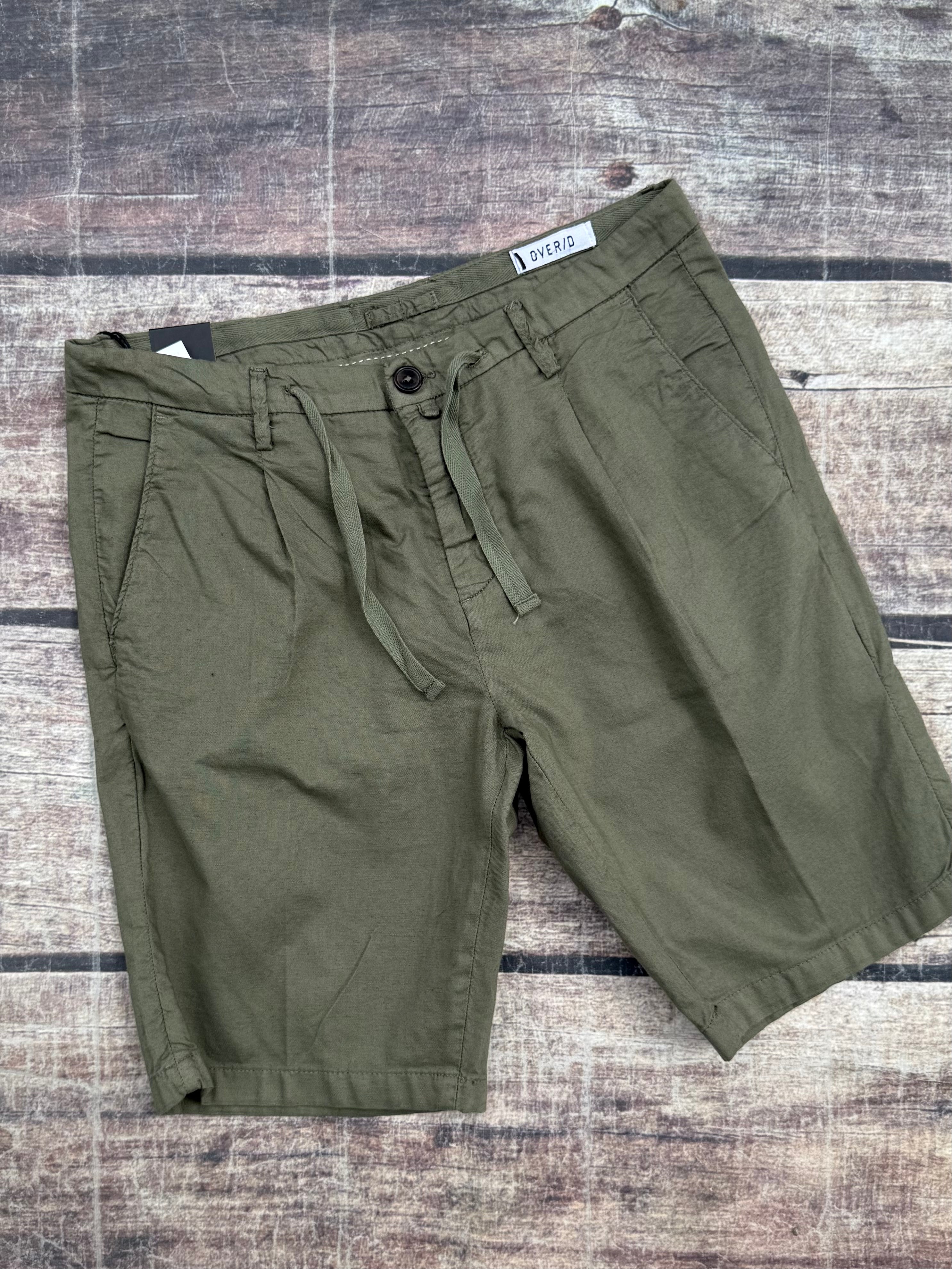 Bermuda Over-D Lino Lacci Verde S04 (12063892472148)