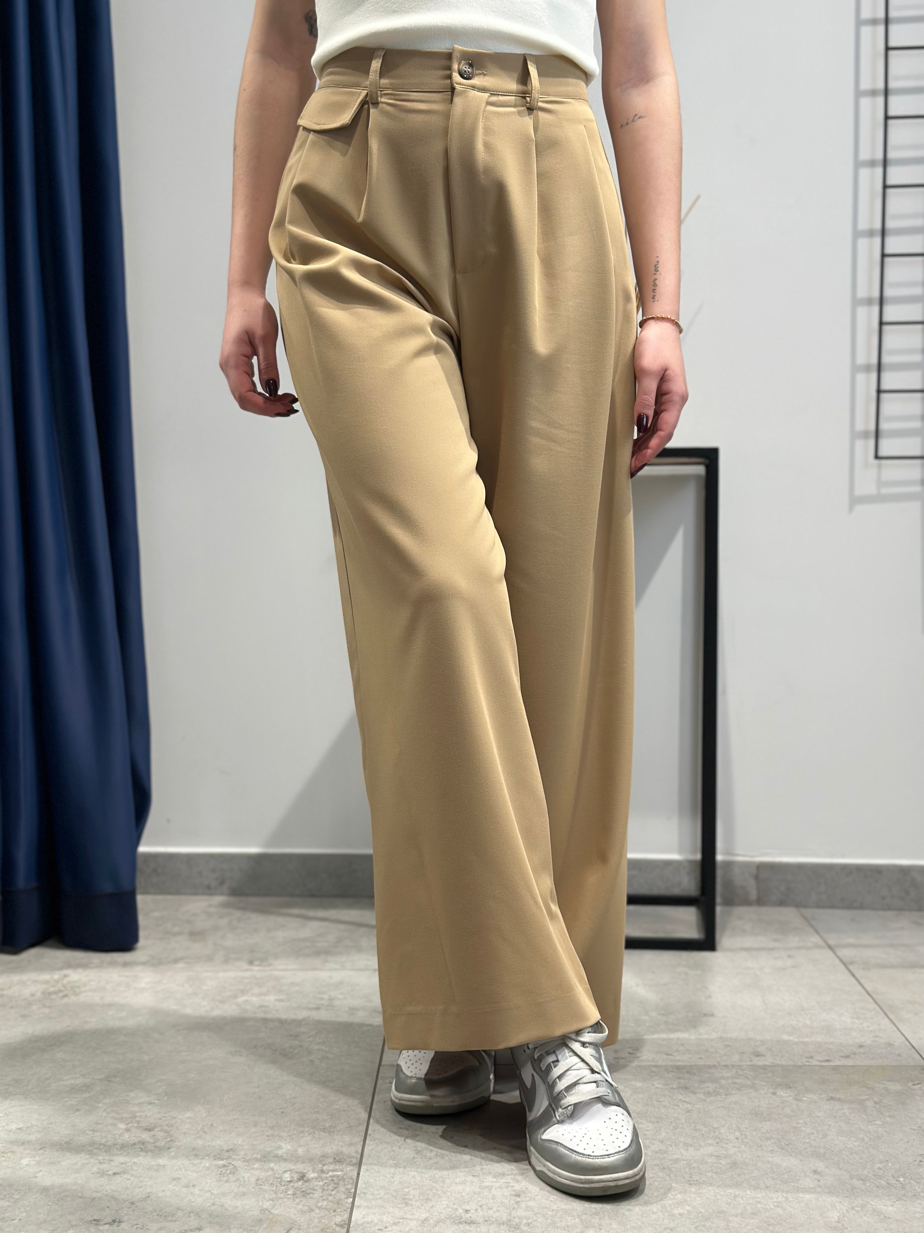 Pantalone Lokita Pences Cammello (11893627650388)