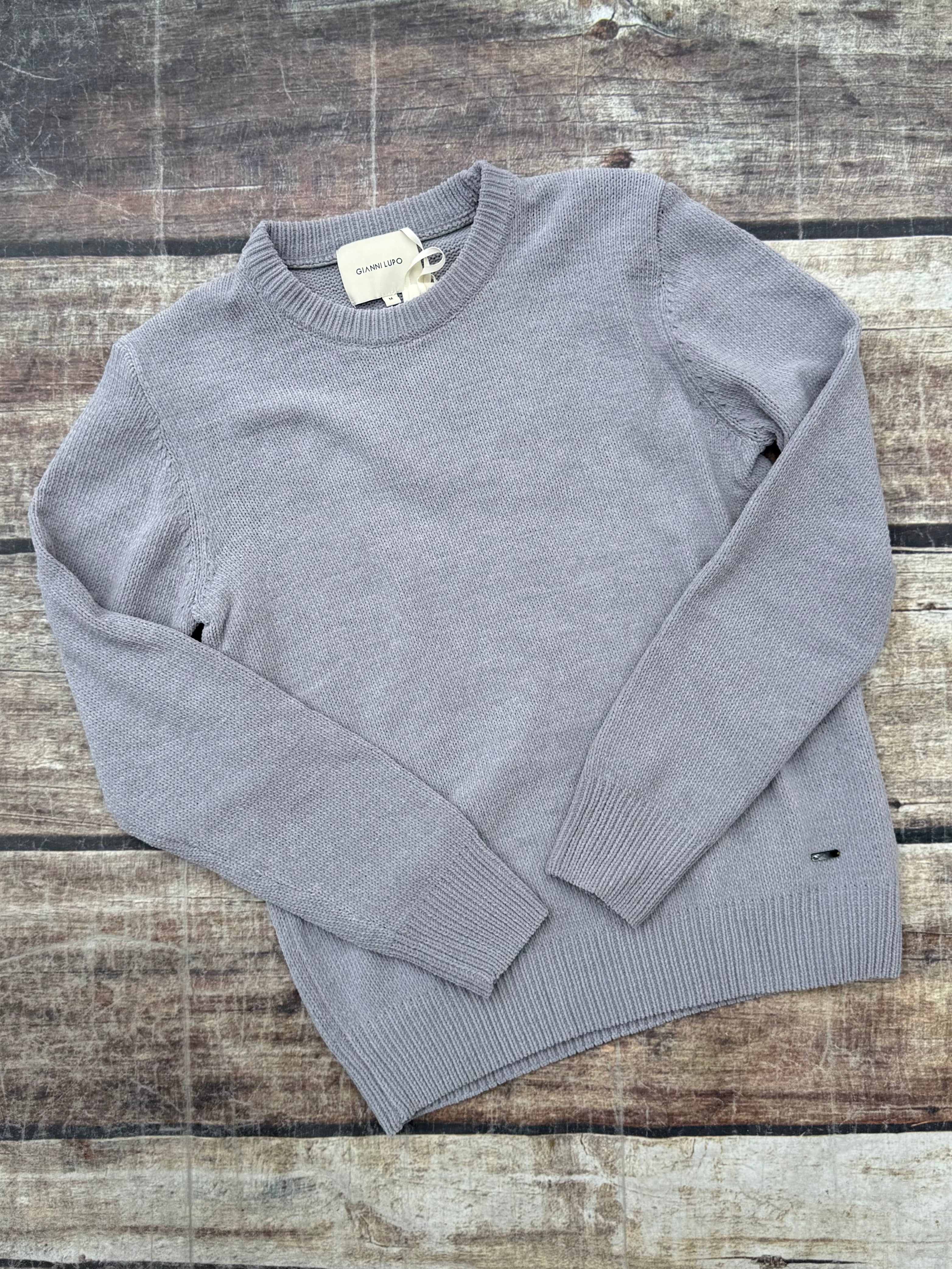 Maglione Gianni Lupo Ciniglia Grigio 535 (12245638644052)