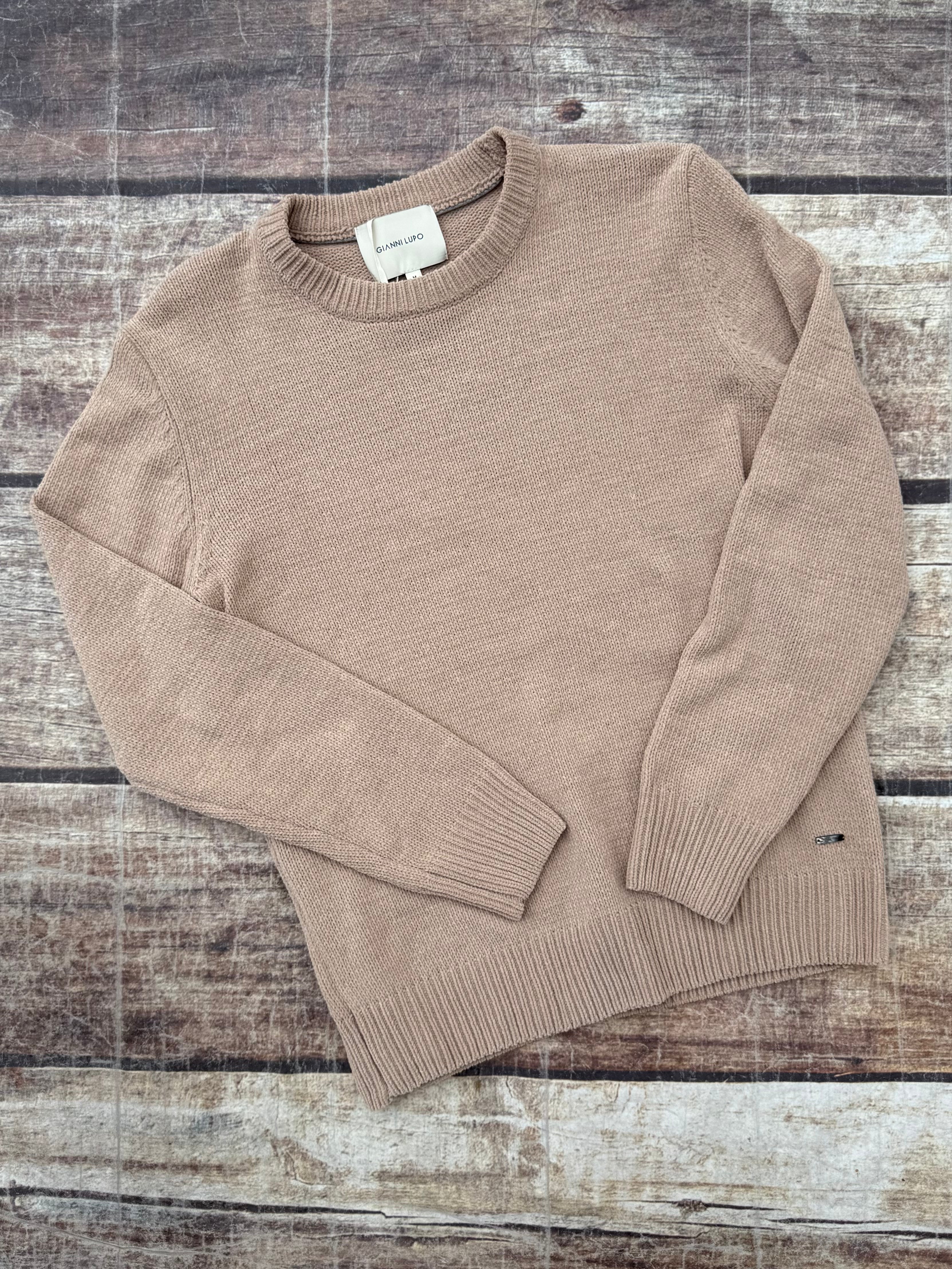 Maglione Gianni Lupo Ciniglia Beige 535 (12227812098388)