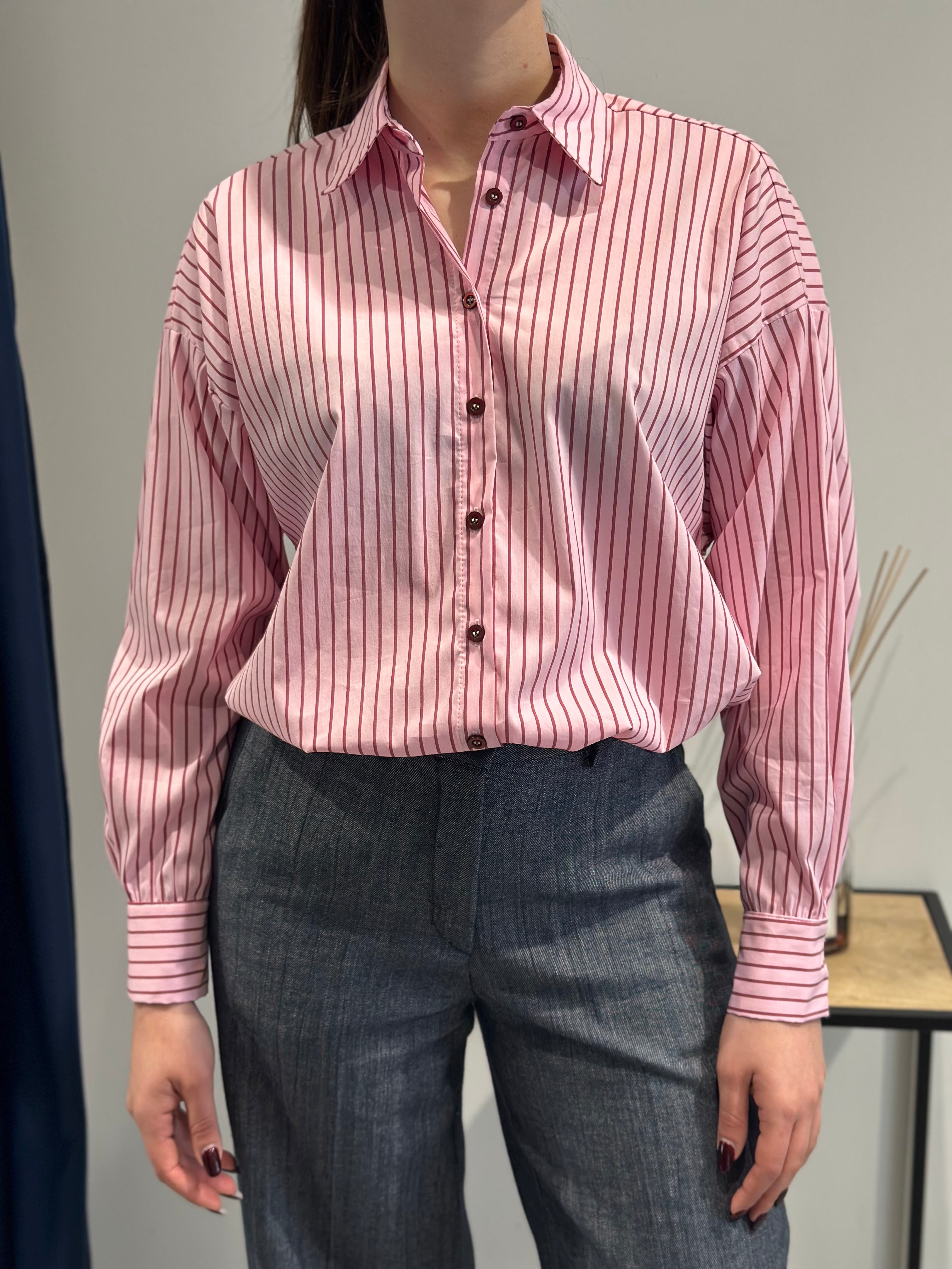 Camicia Berna Righe Rosa (11934160224596)