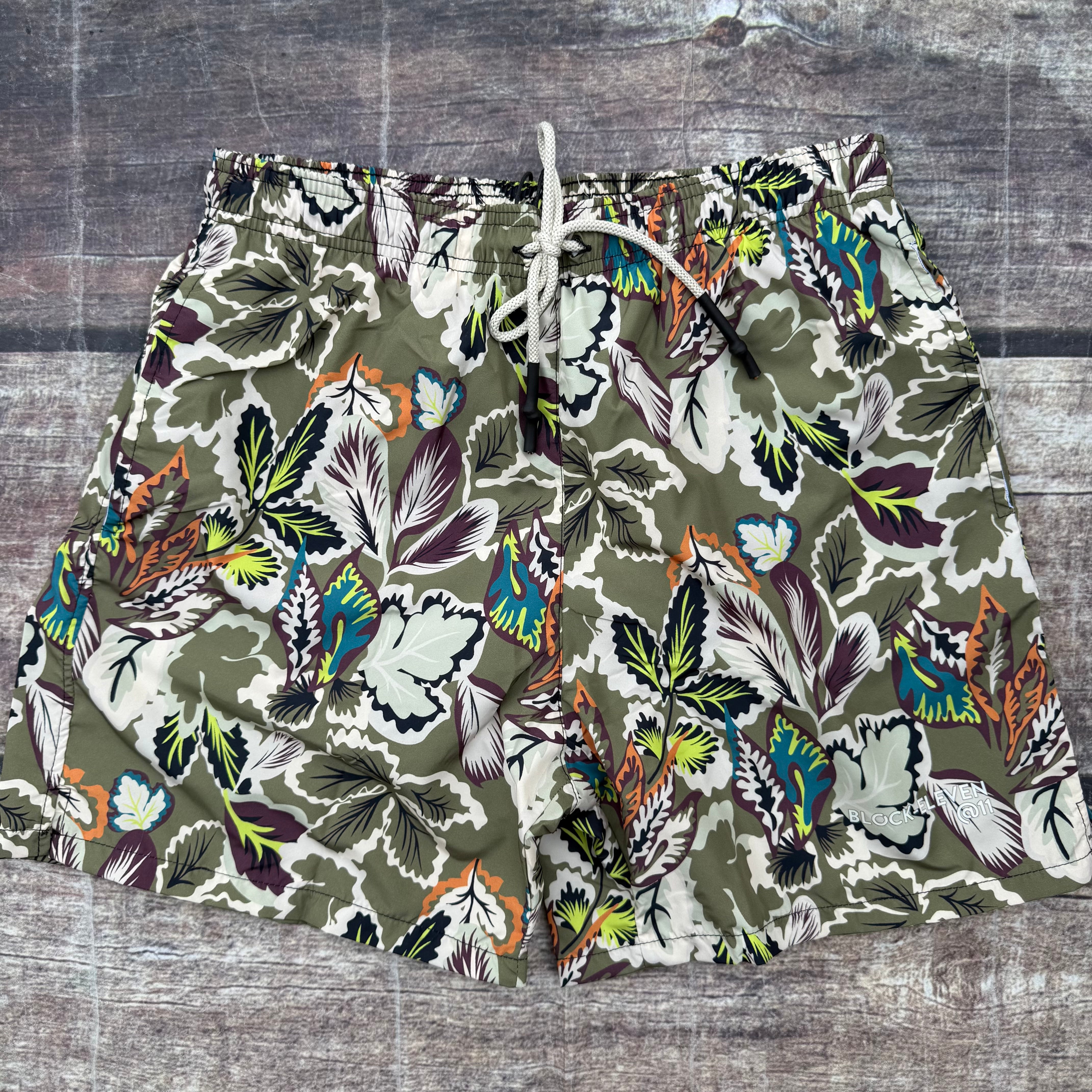 Costume Block Eleven Fiori Verde (11913537061204)