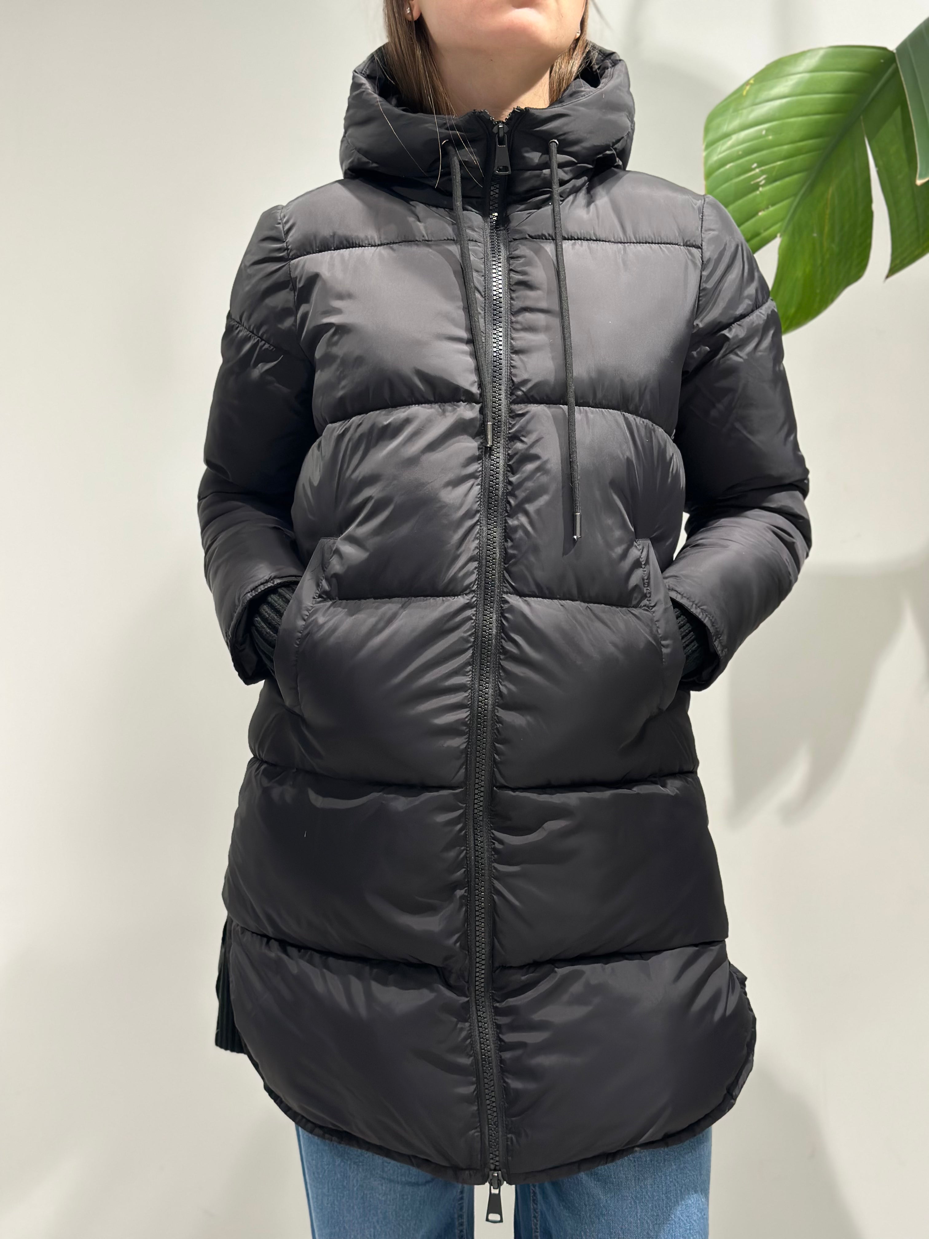 Piumino Lokita Lungo Nero