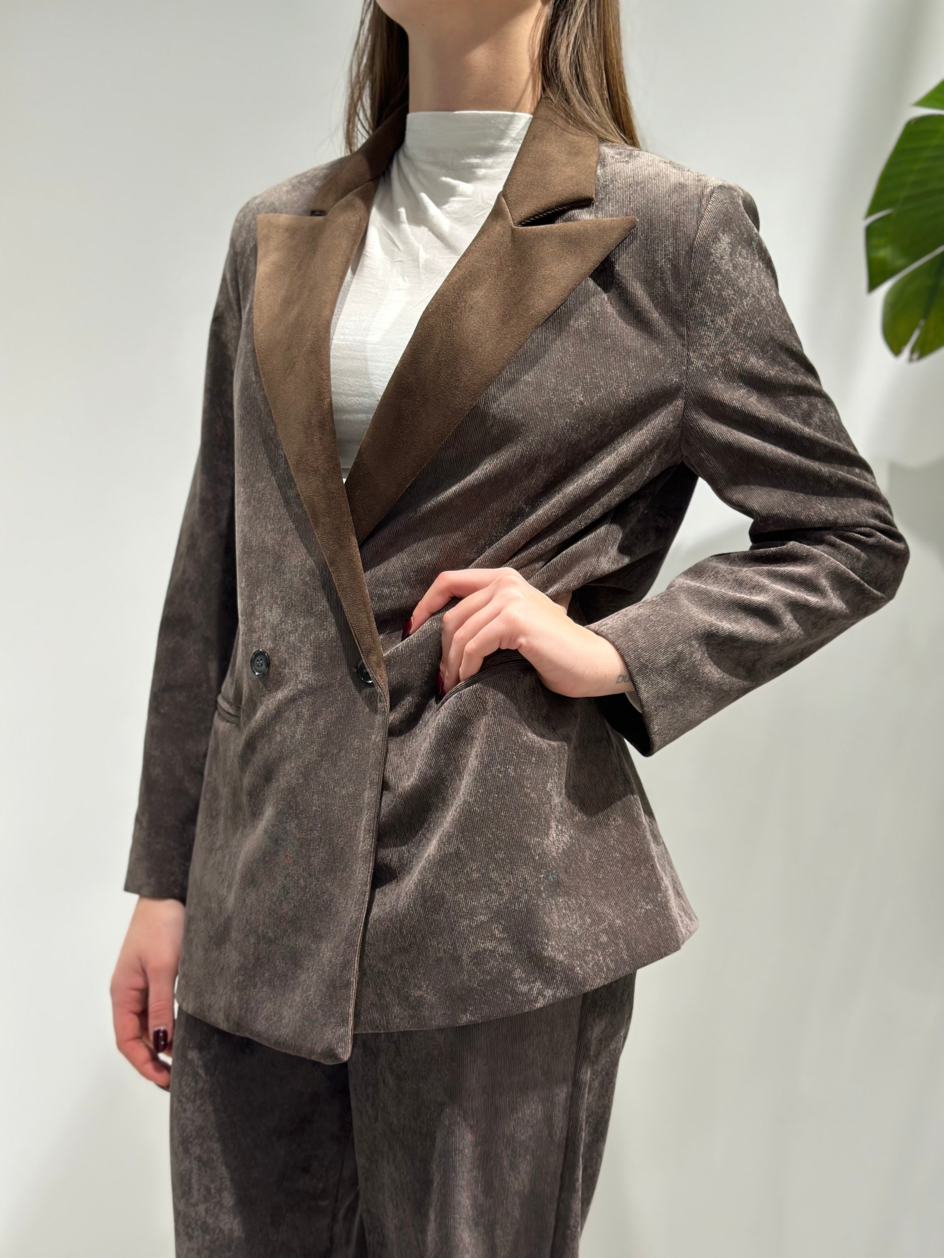 Completo Dixie Velluto Moro