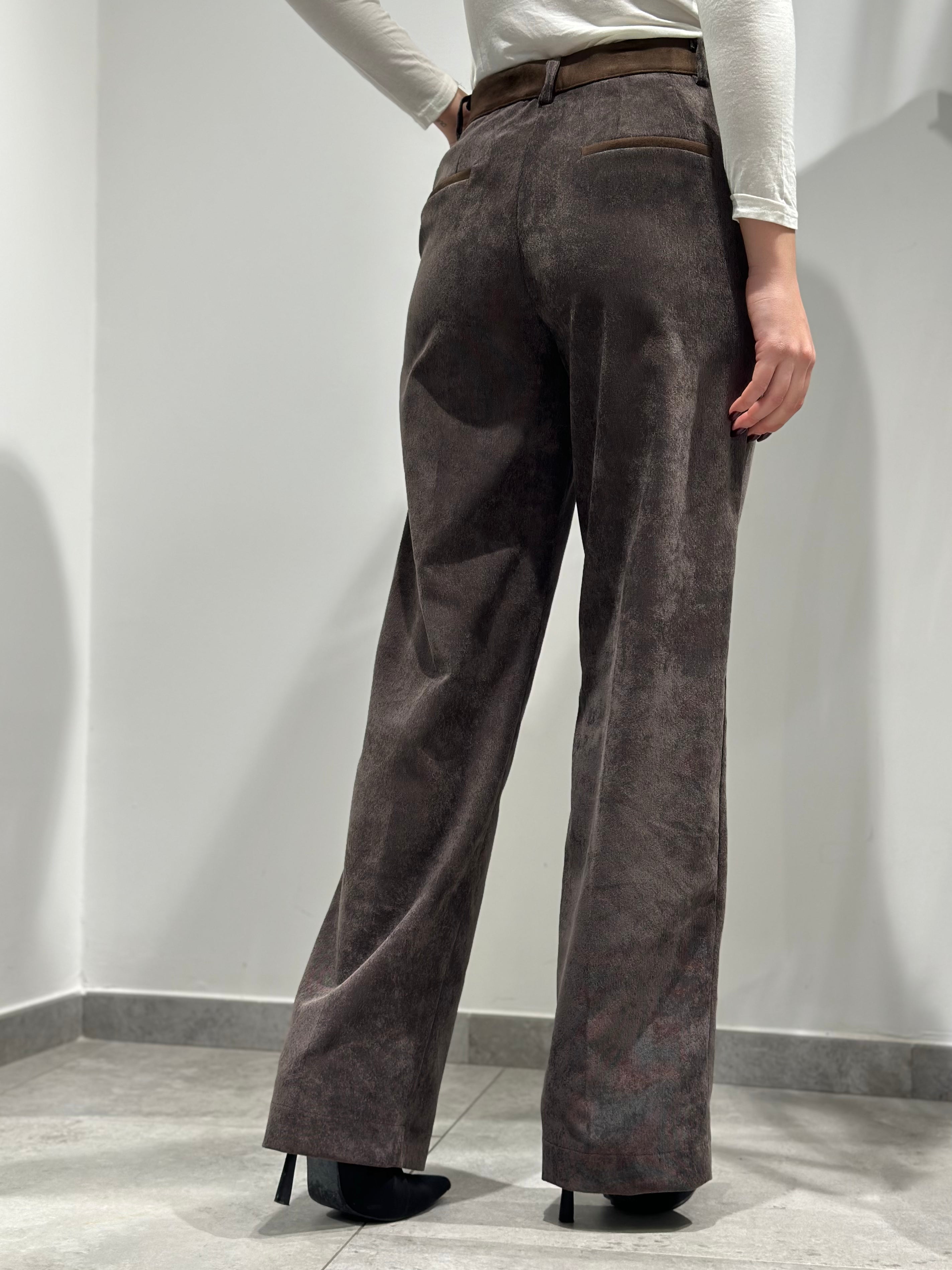 Completo Dixie Velluto Moro