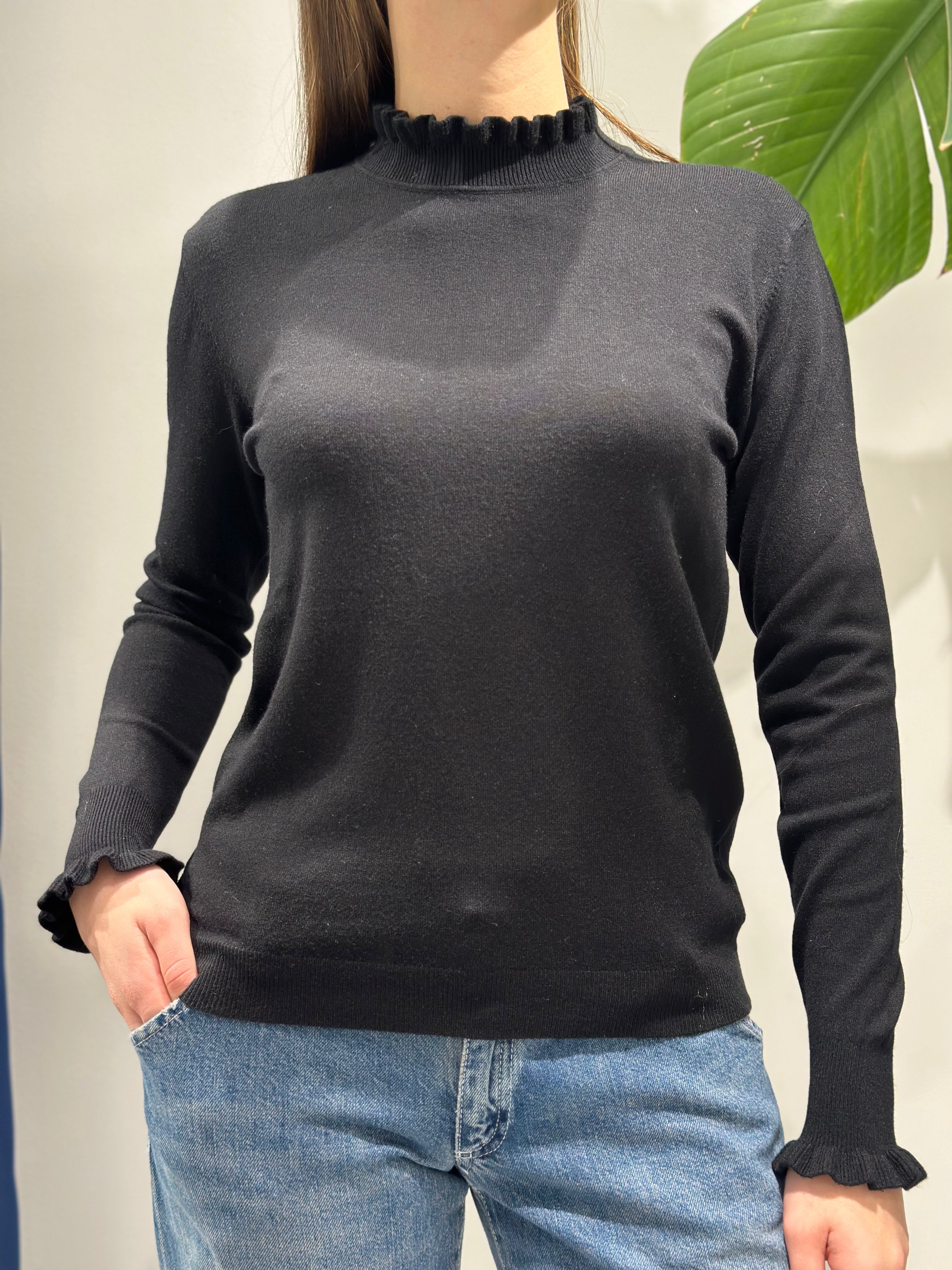 Lupetto Haveone Rouches Nero