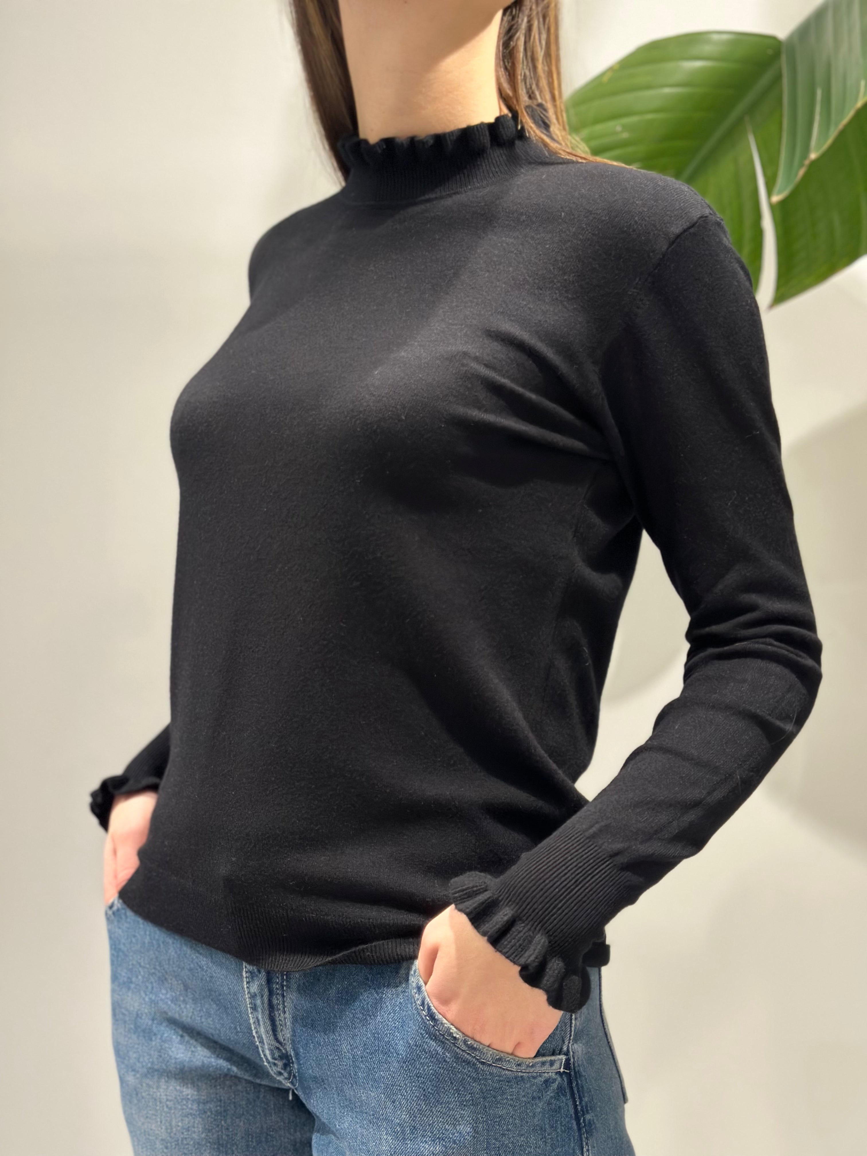 Lupetto Haveone Rouches Nero