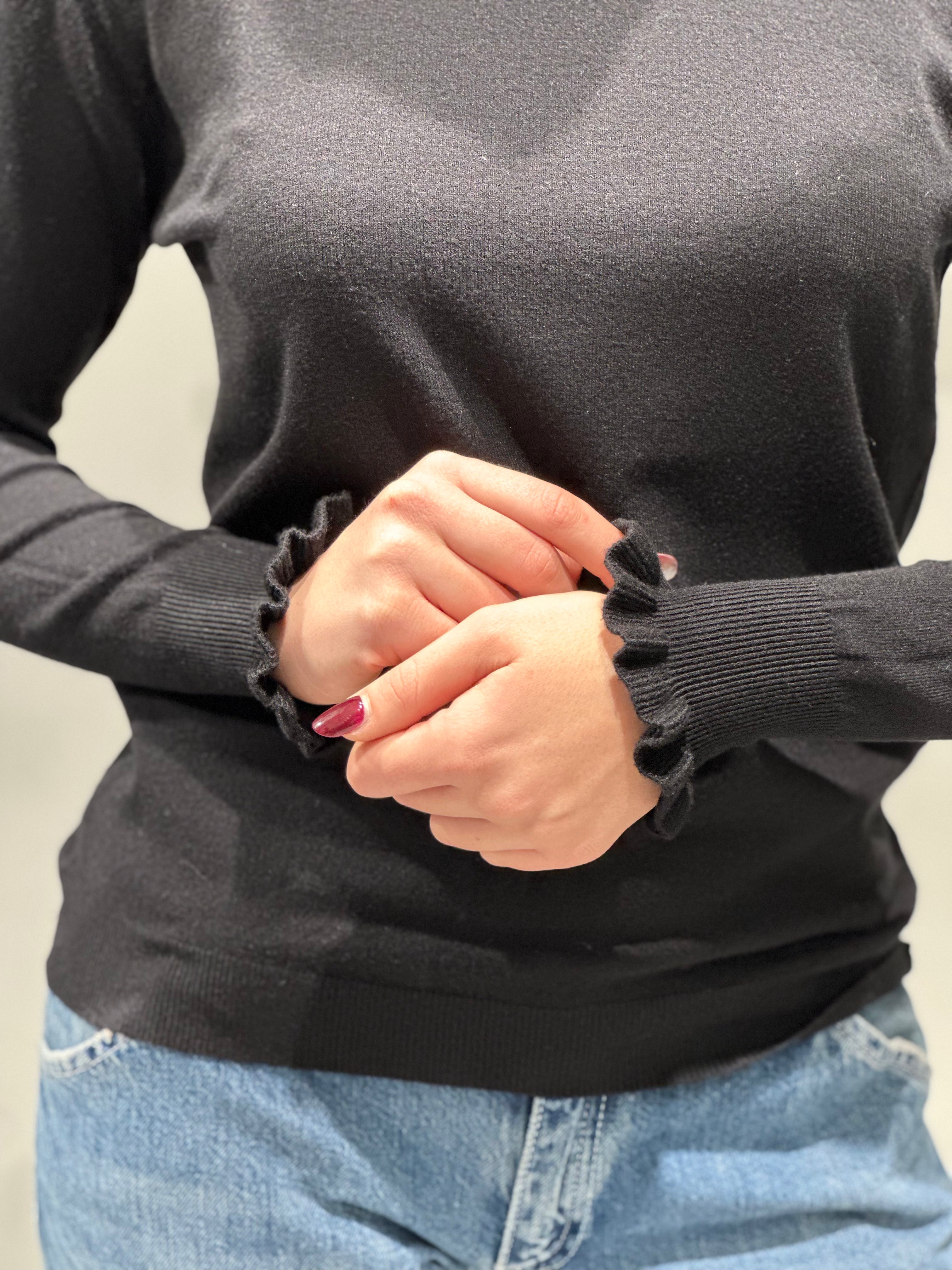 Lupetto Haveone Rouches Nero