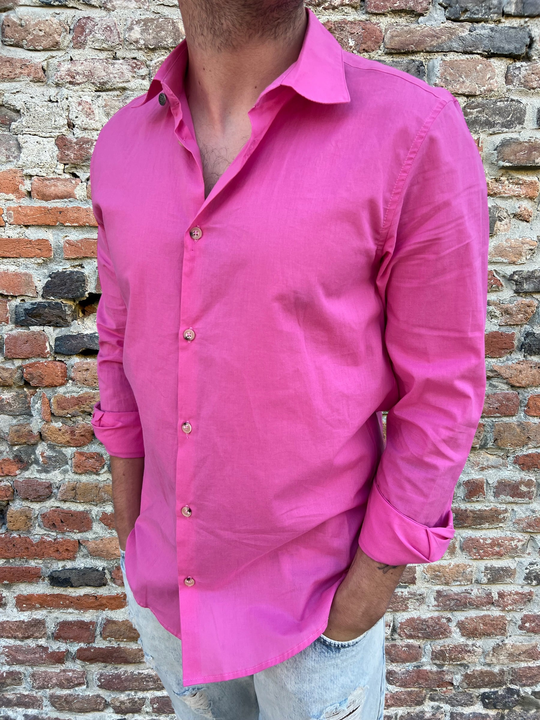 Camicia Berna Rosa 437 (8441890668884)
