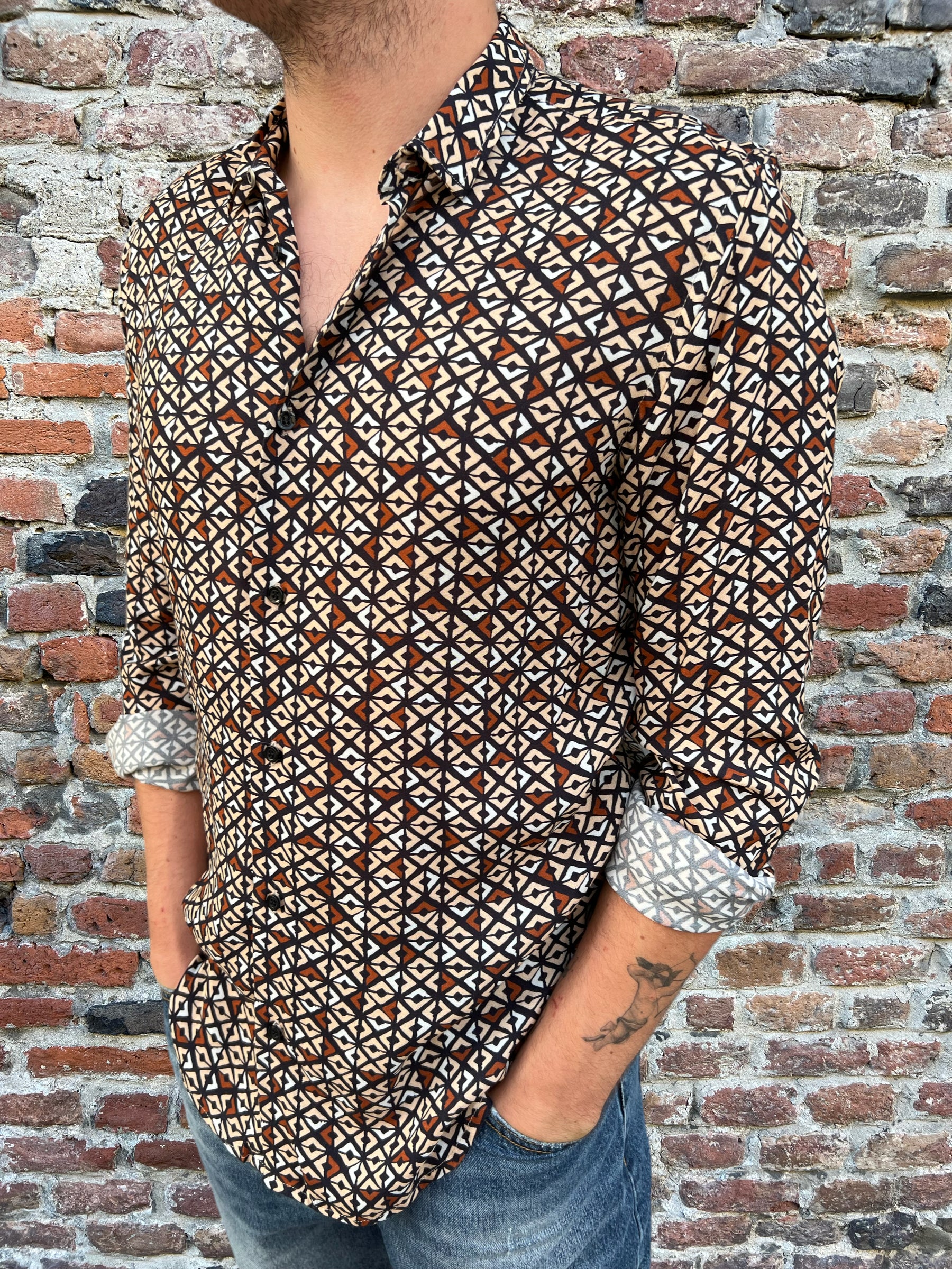 Camicia Block Eleven Lsd (8453518491988)