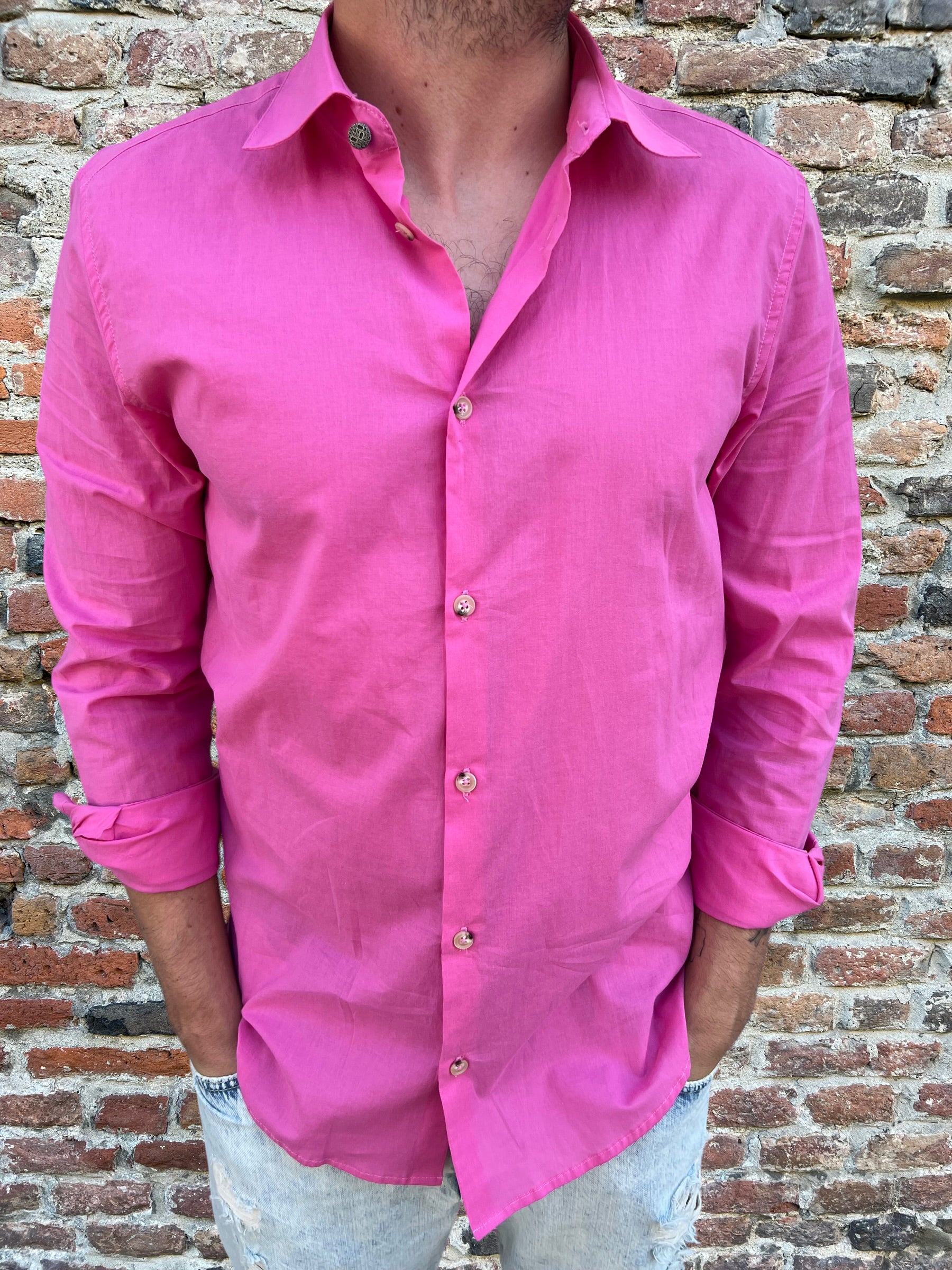 Camicia Berna Rosa 437 (8441890668884)