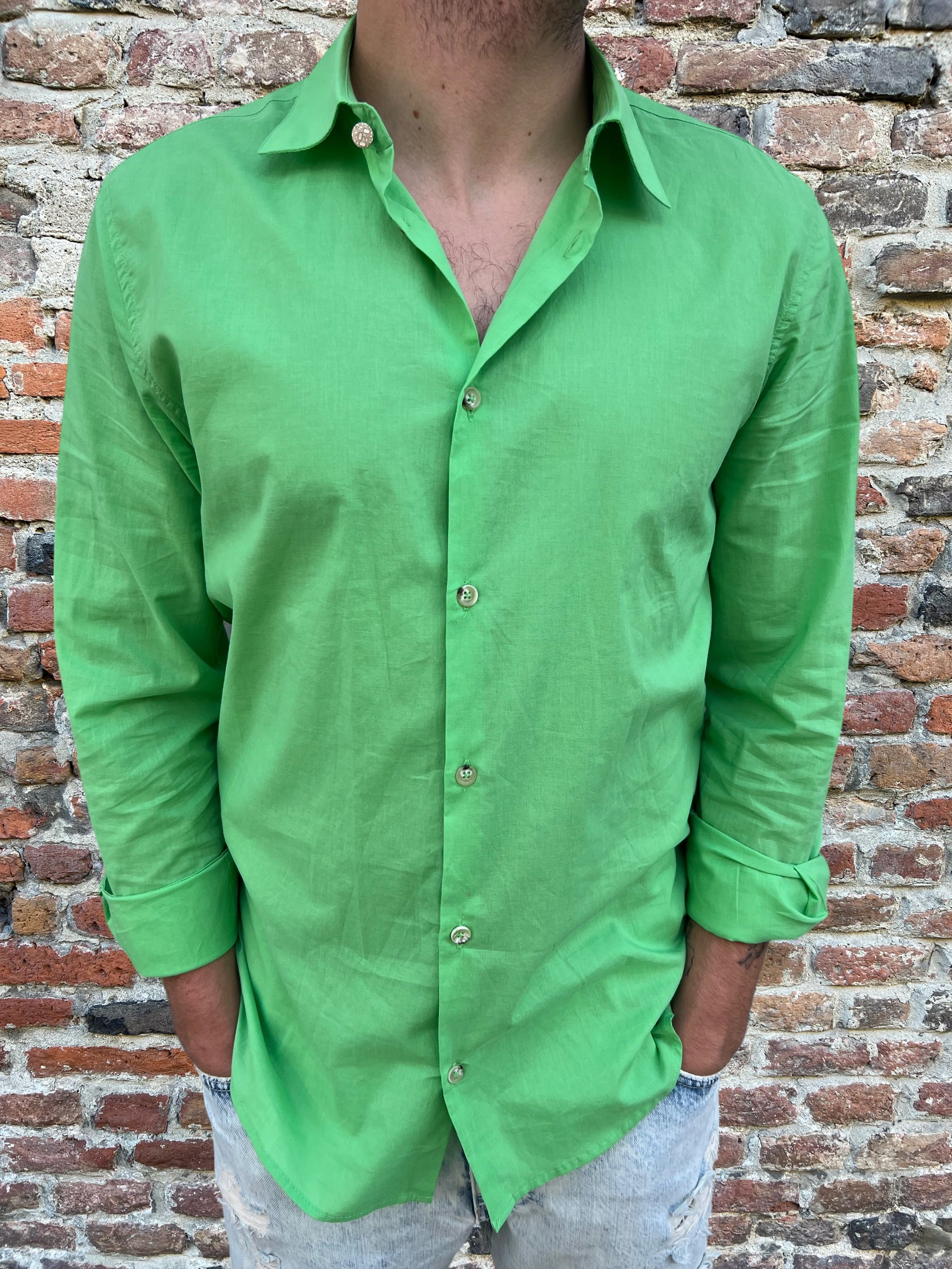 Camicia Berna Verde 437 (8441889390932)