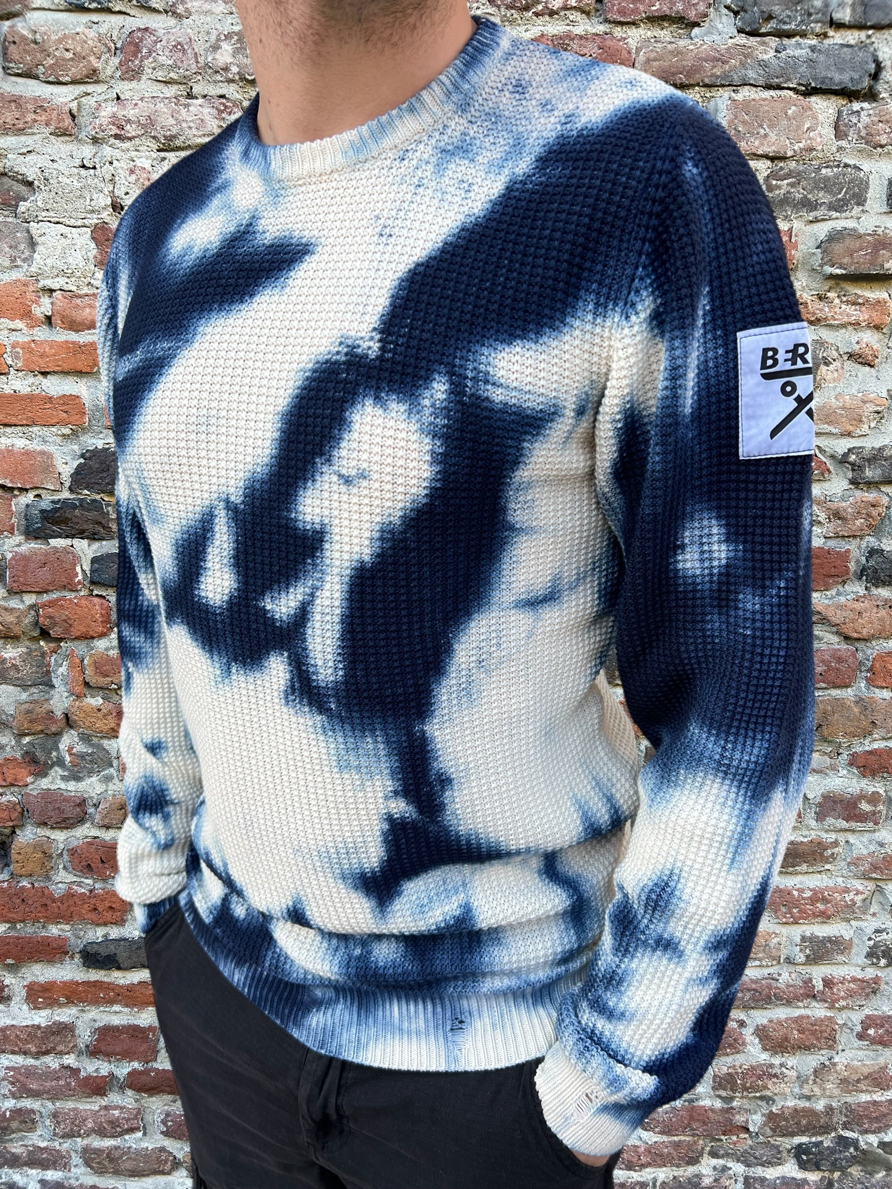 Maglioncino Berna Tye-Dye Blu (8874906517844)