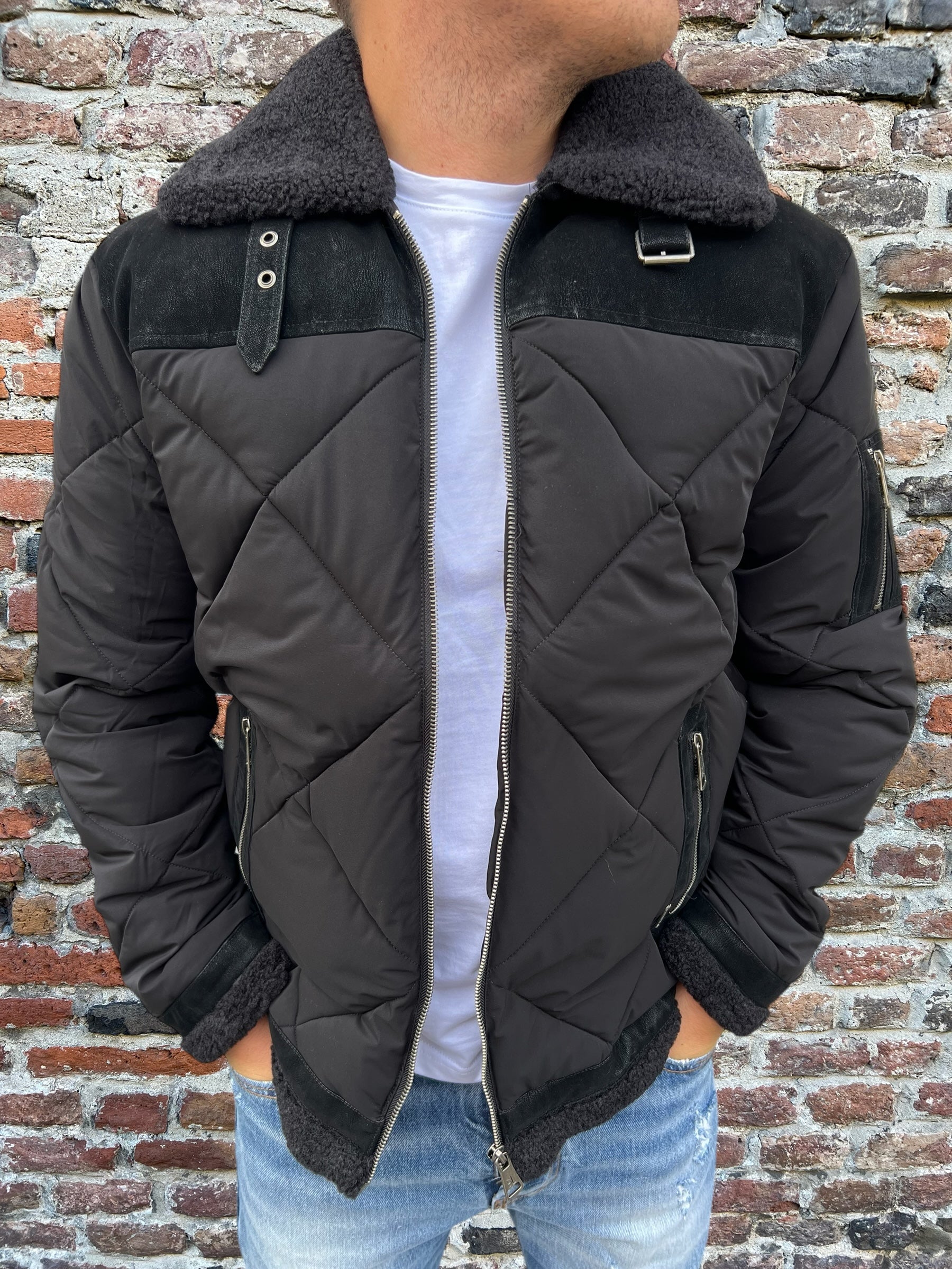 Giubbotto Gianni Lupo Nero 311R (9790852628820)