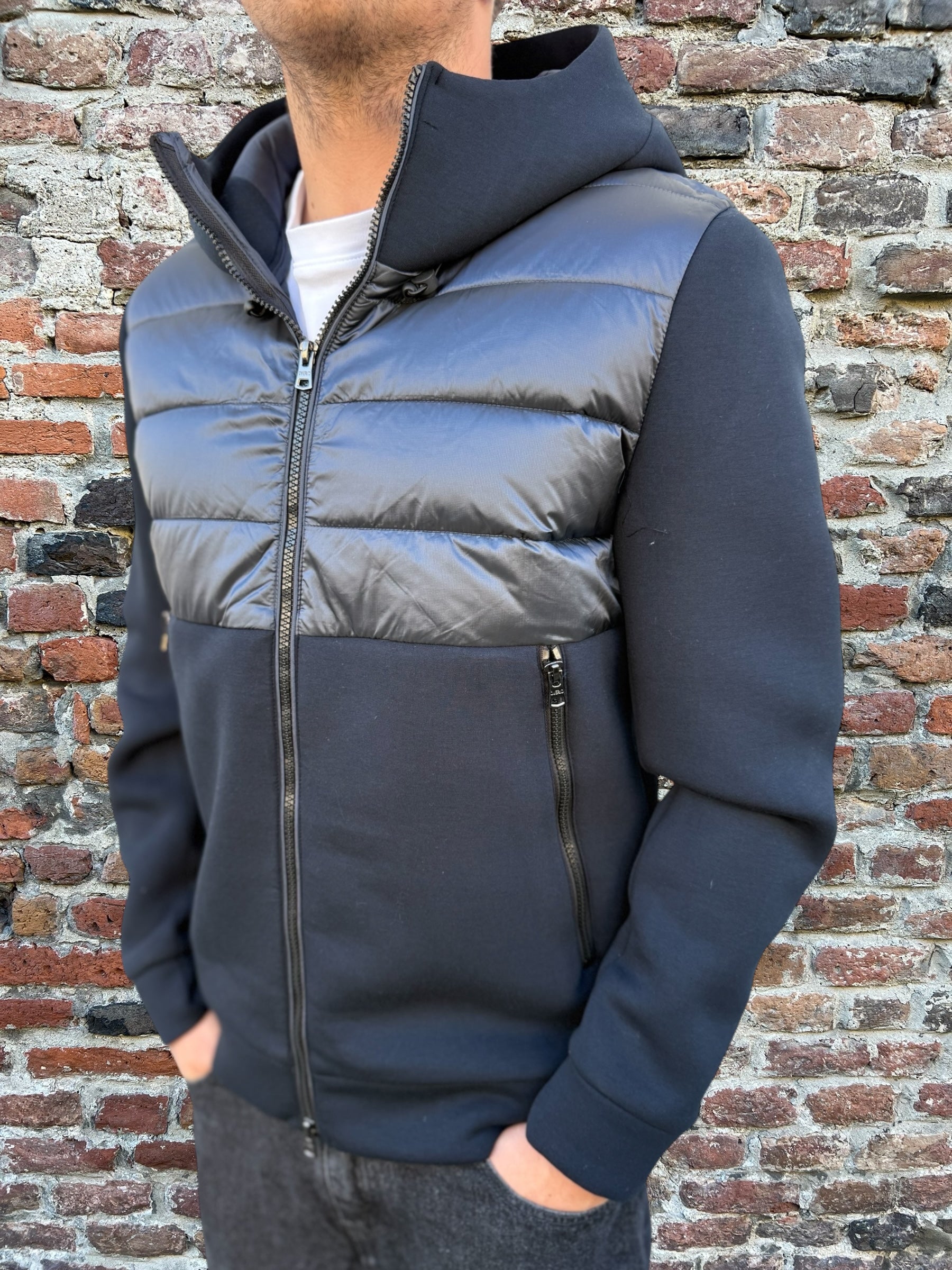 Giubbino Over-D Combinato Blu J62 (12259891249492)