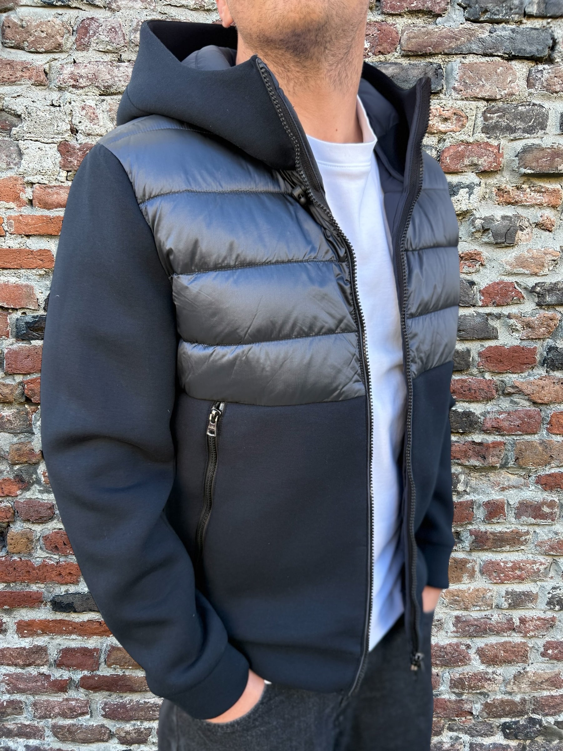 Giubbino Over-D Combinato Blu J62 (12259891249492)