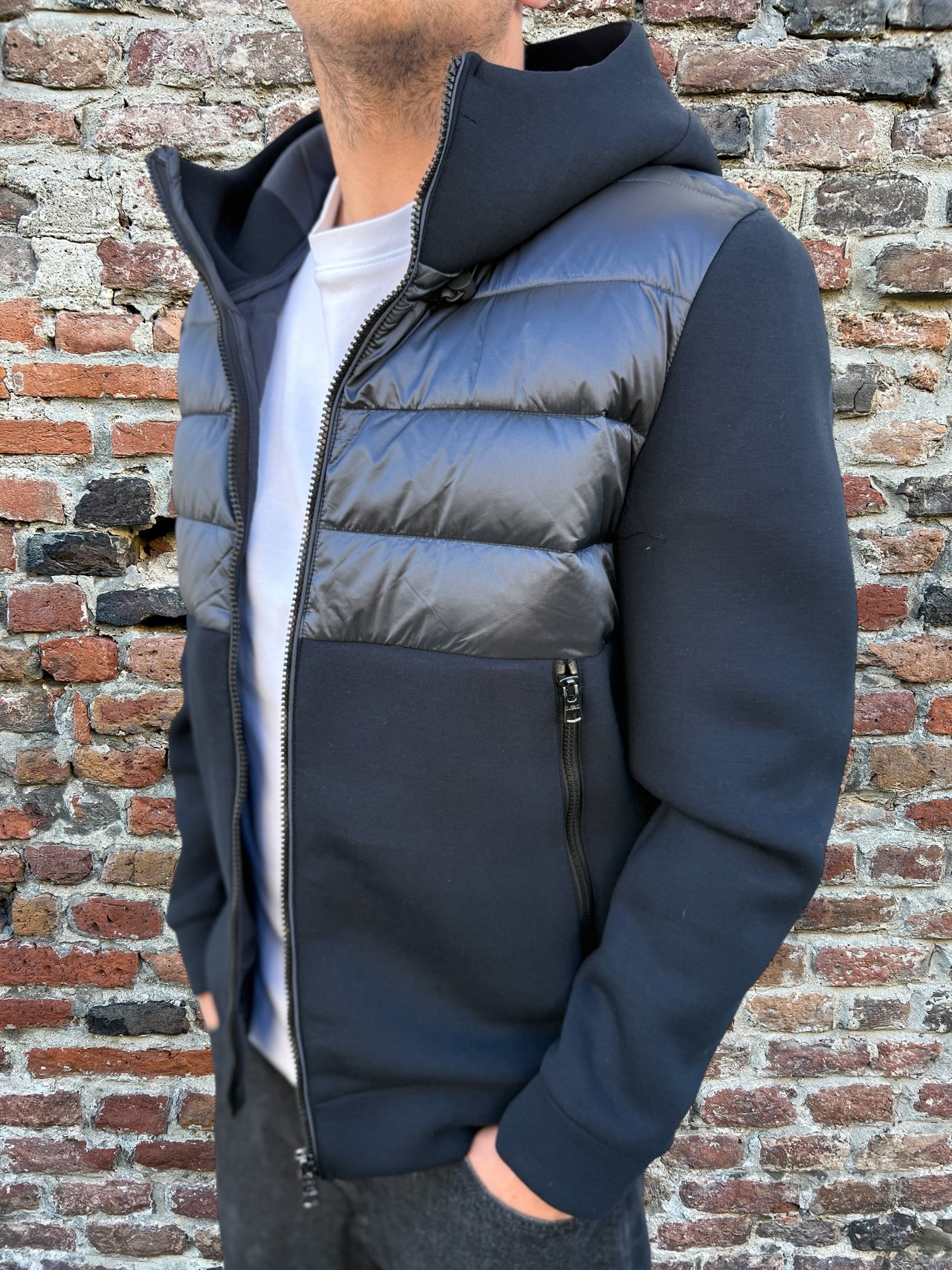 Giubbino Over-D Combinato Blu J62 (12259891249492)