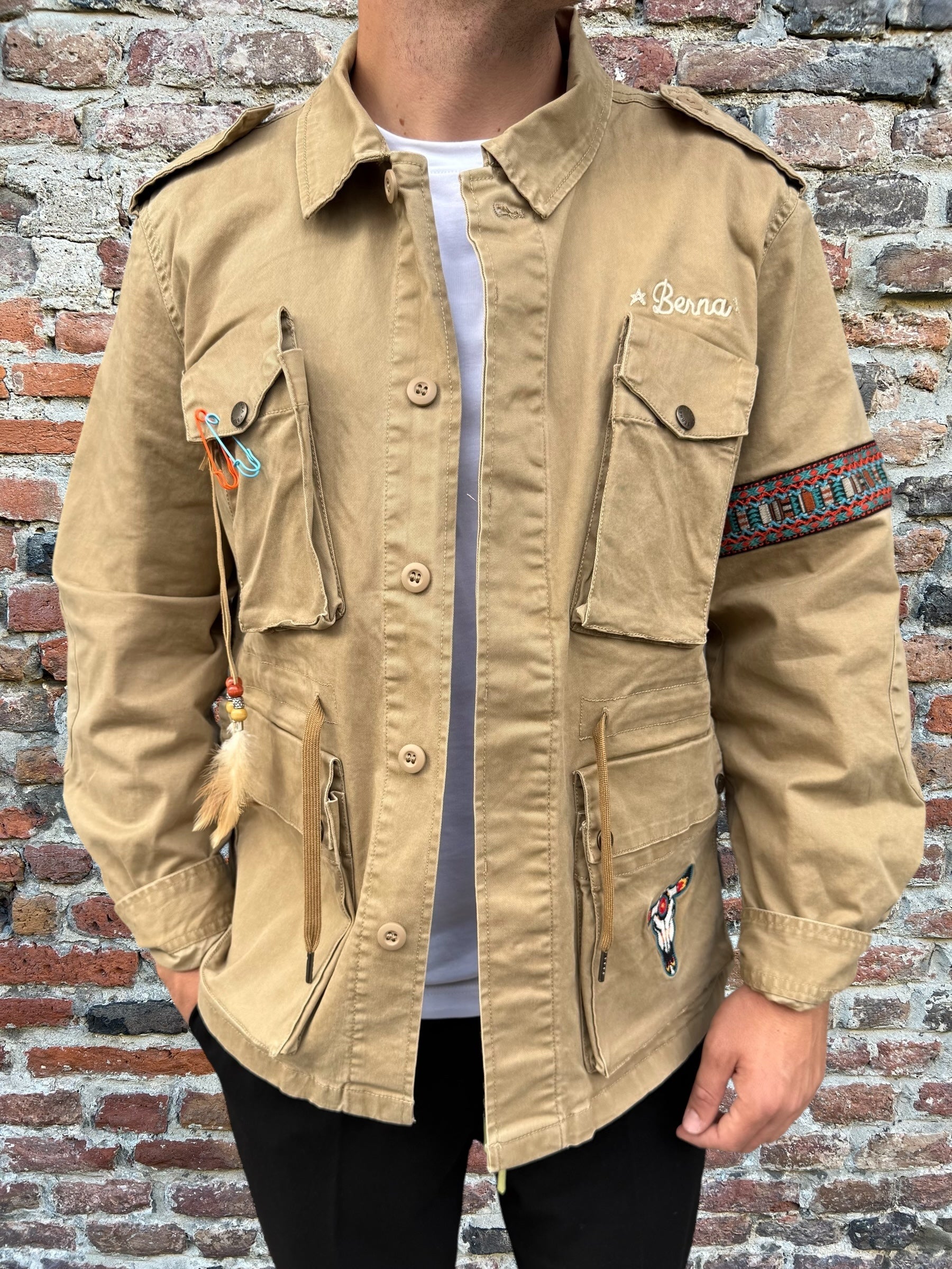 Field Jacket Berna Falco Beige (12230138265940)