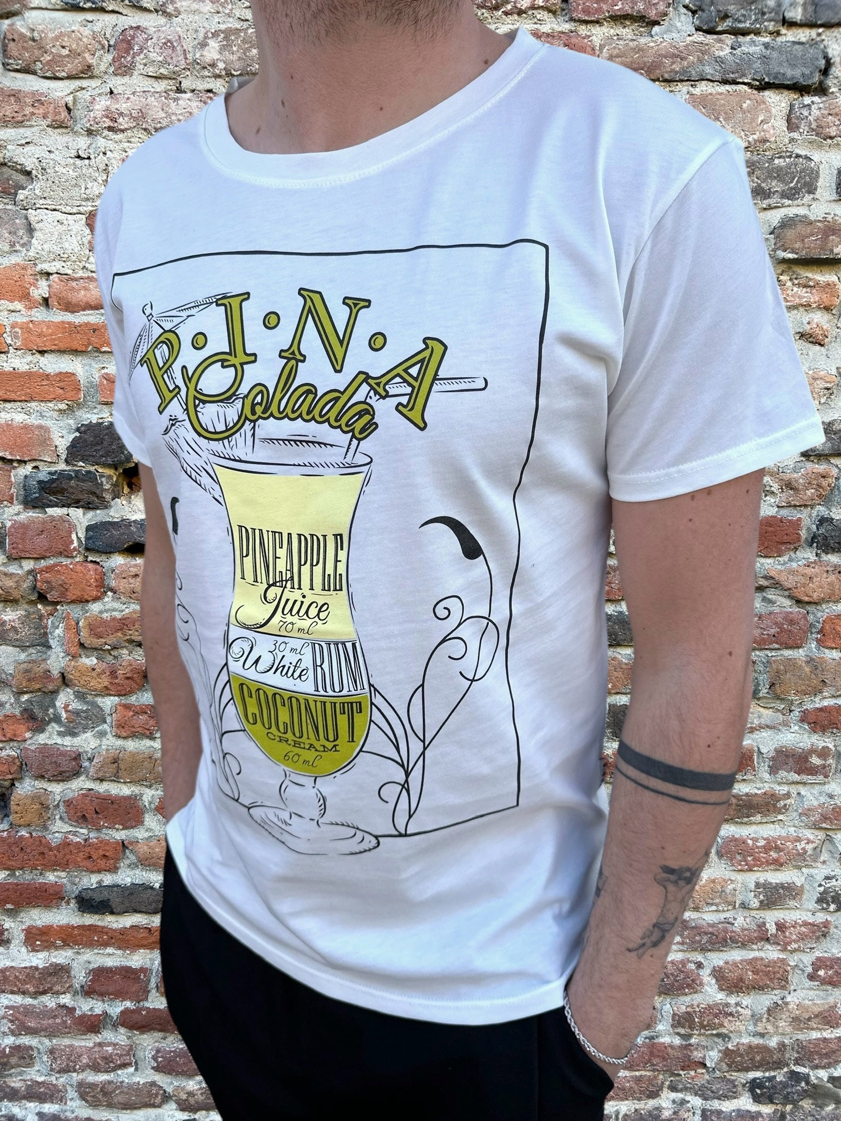 T-shirt Berna cocktail Pina Colada (8908239143252)