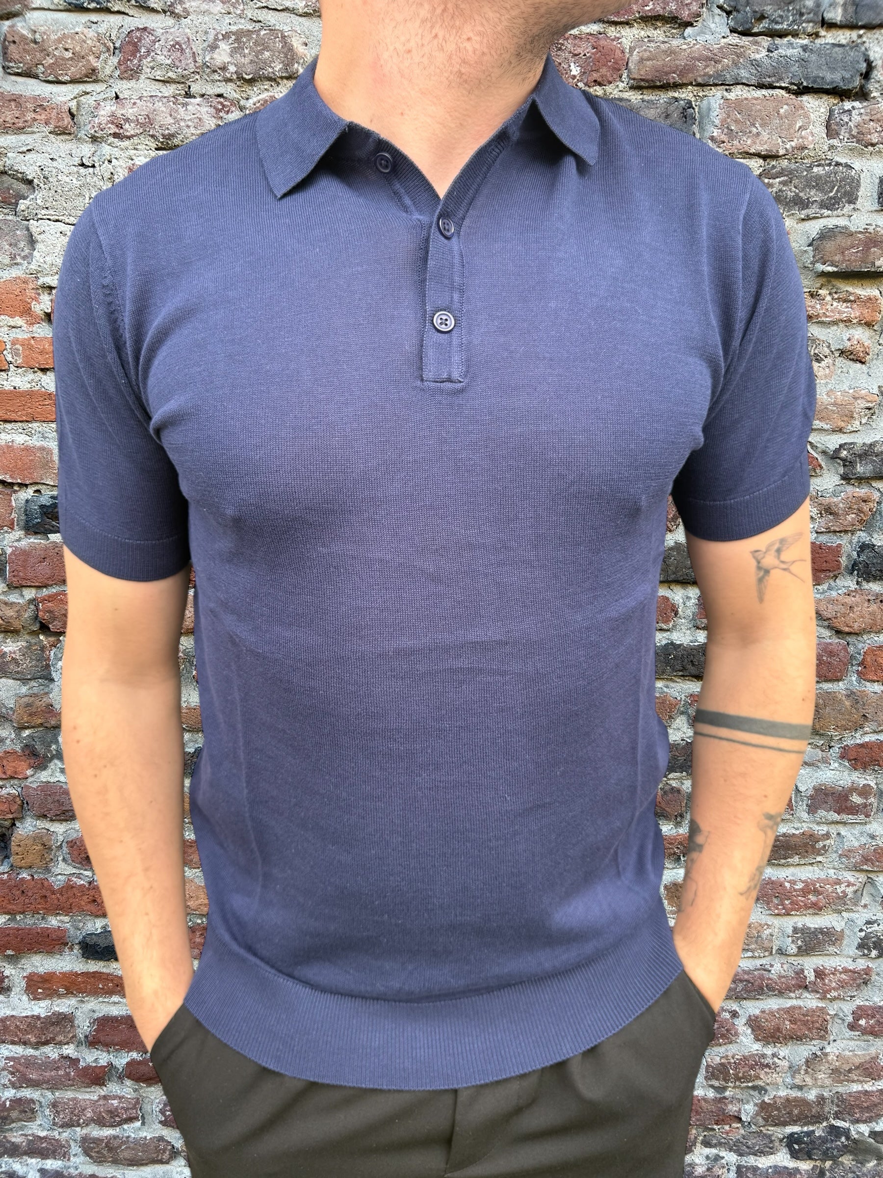 Polo Over-D Maglia Blu M02 (11988442480980)