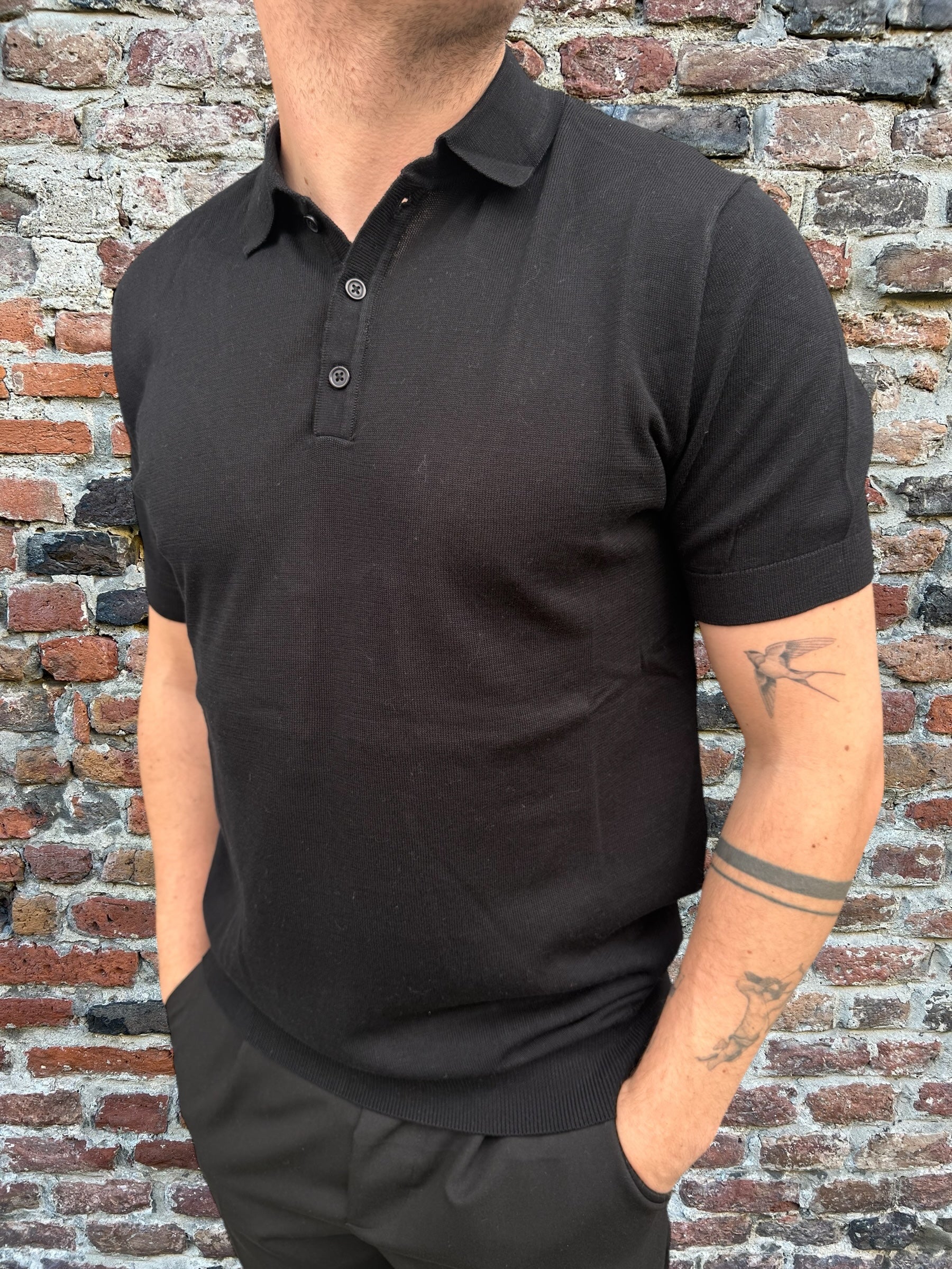 Polo Over-D Maglia Nera M02 (11988439236948)
