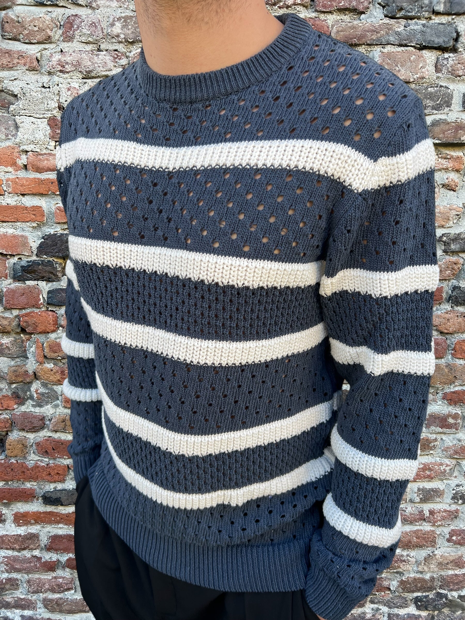 Maglioncino Imperial Righe Blu (8876958187860)