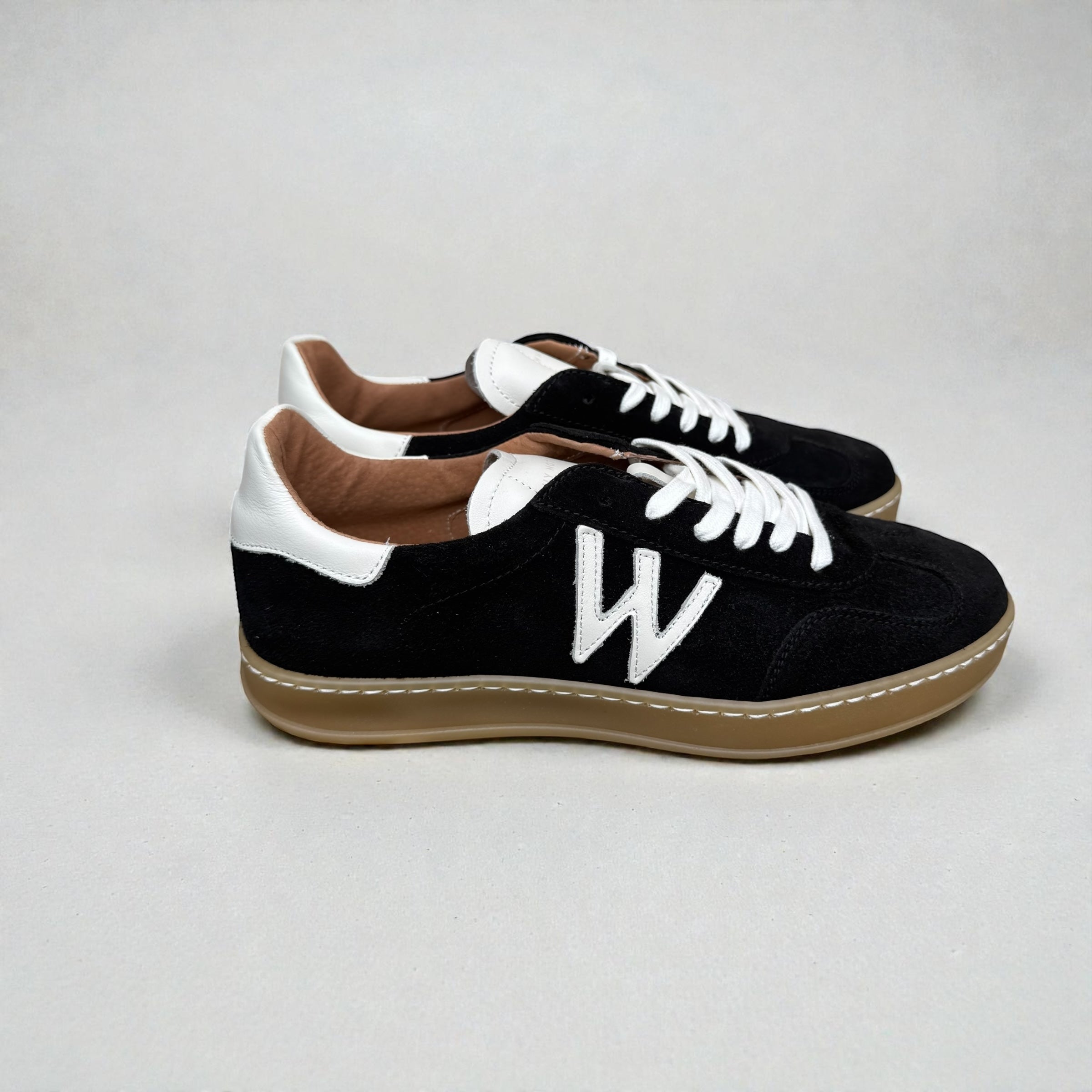 Scarpe Why Not Brand Camoscio Nere