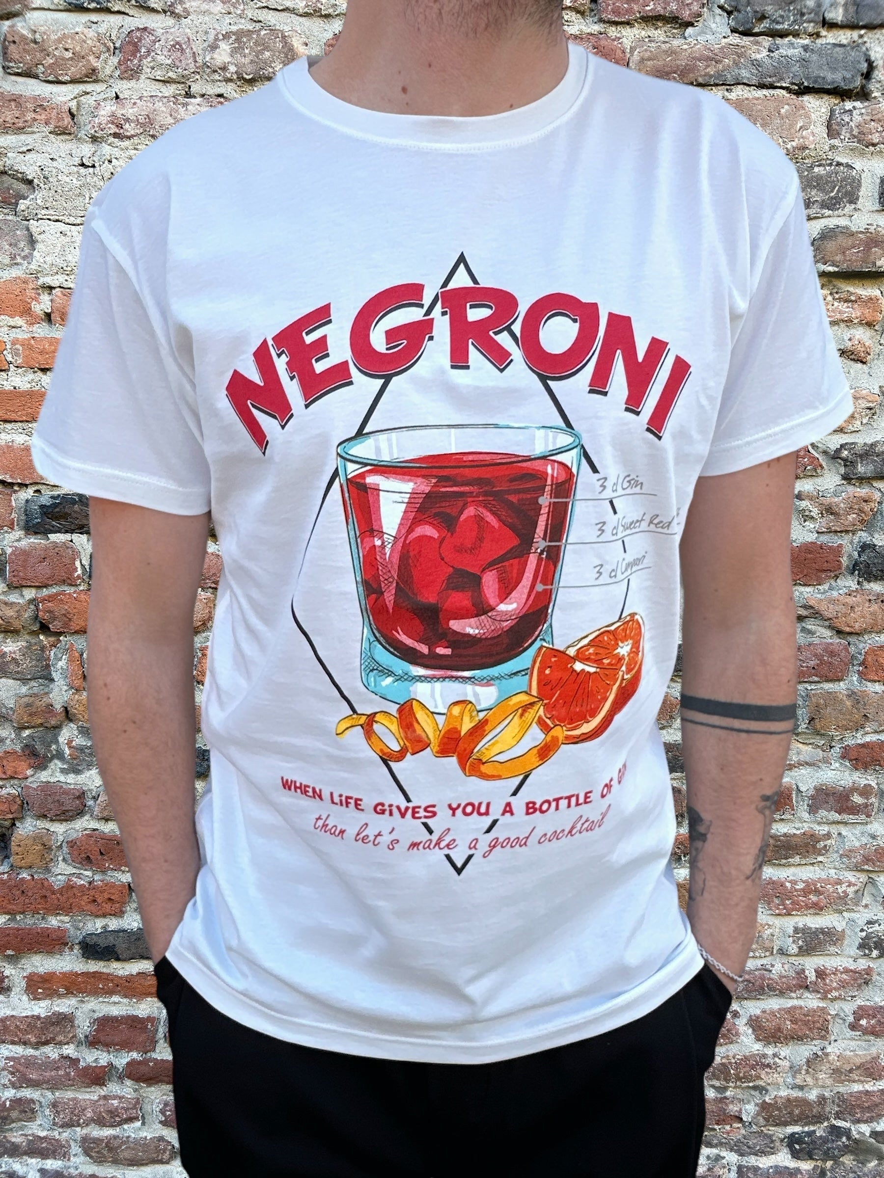 T-shirt Berna cocktail Negroni (8826740015444)