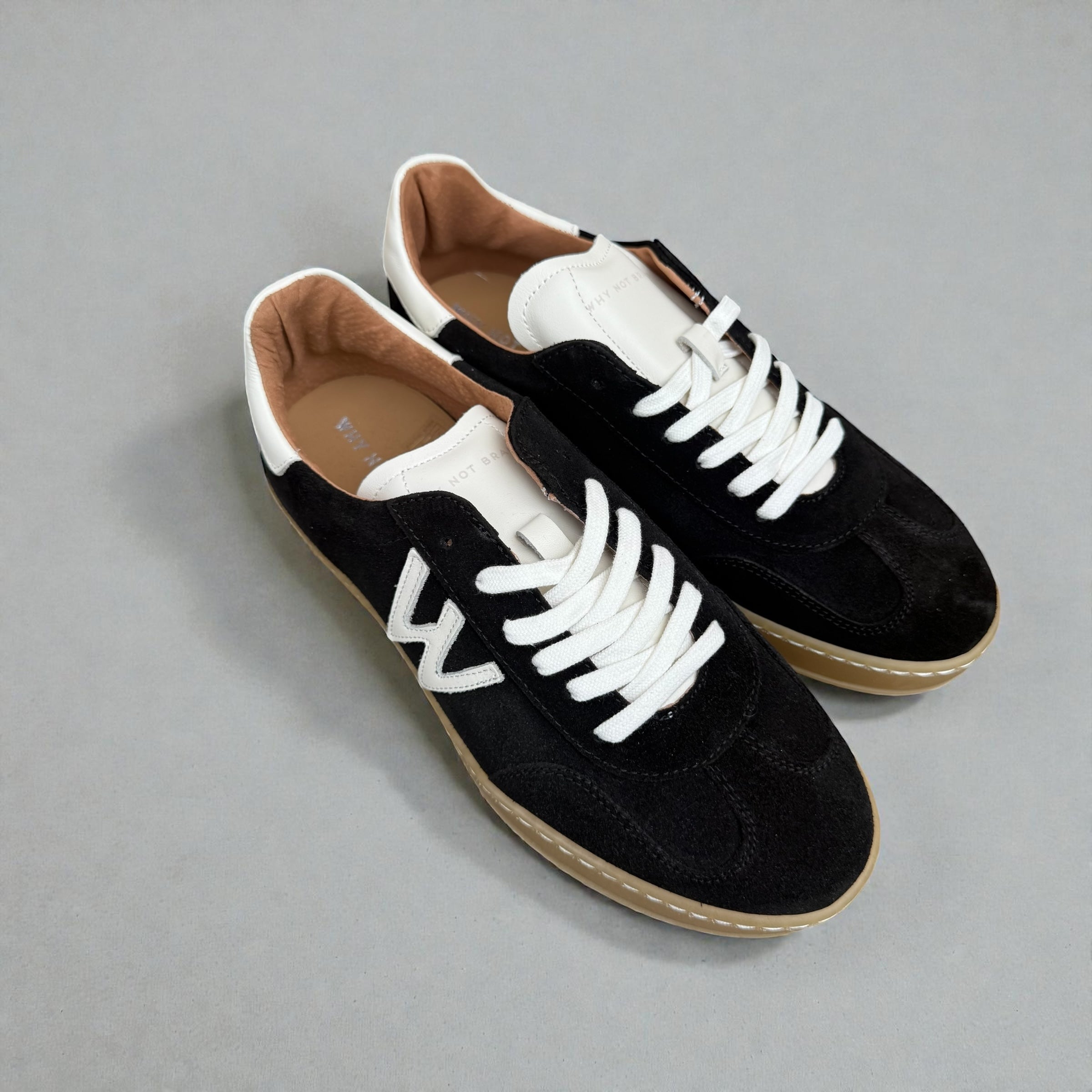 Scarpe Why Not Brand Camoscio Nere