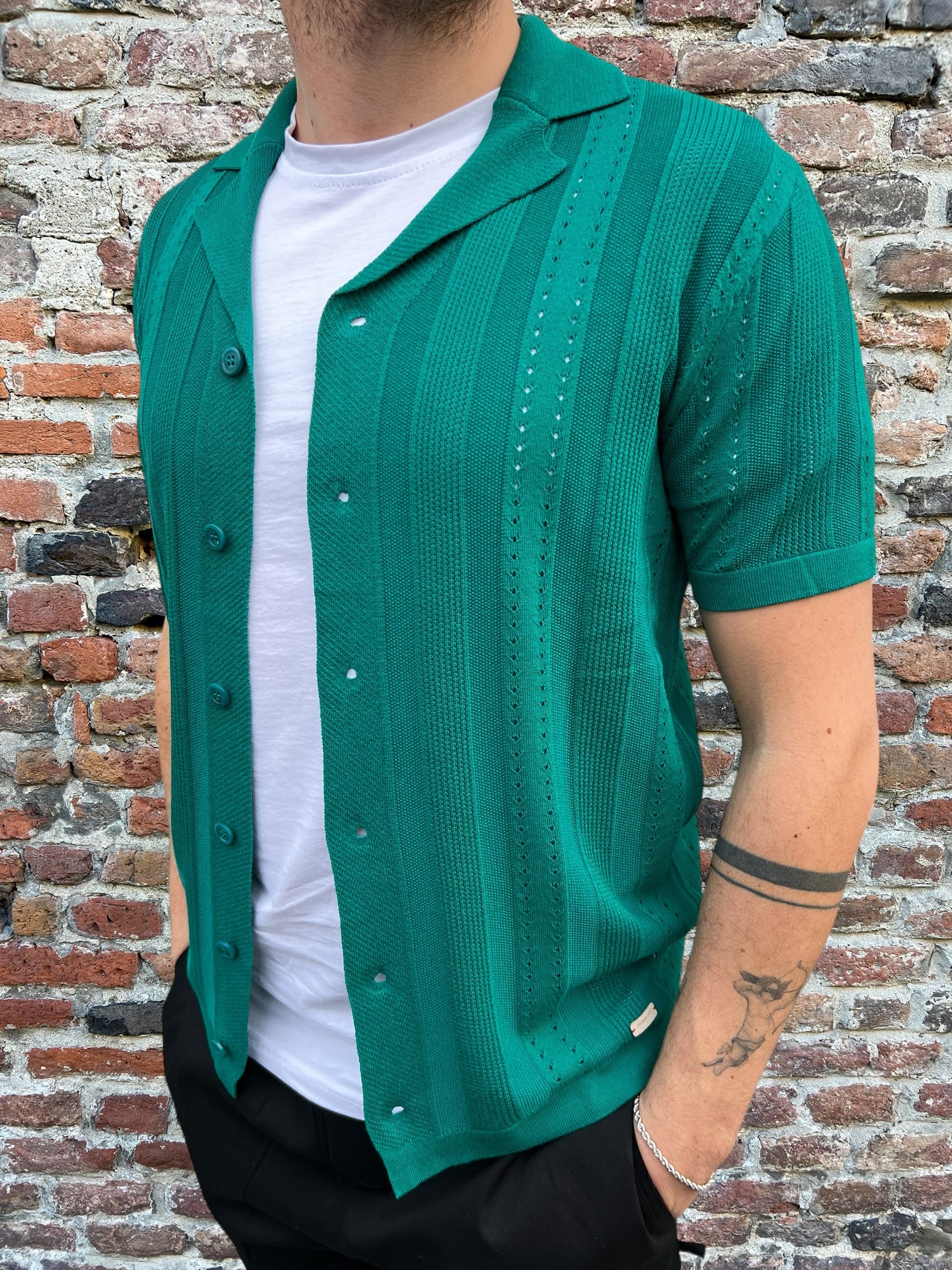 Polo Gianni Lupo Bottoni Smeraldo 33763 (8975041659220)